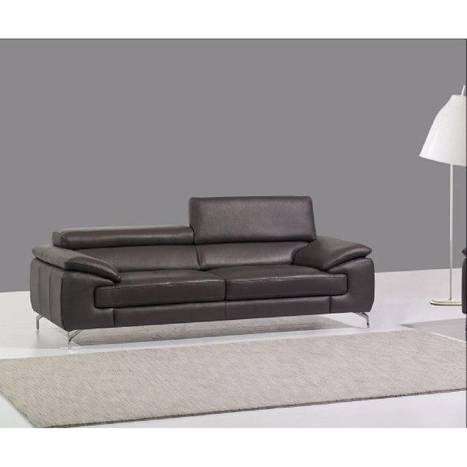 J&M Furniture Italian Leather Sofa AptDeco