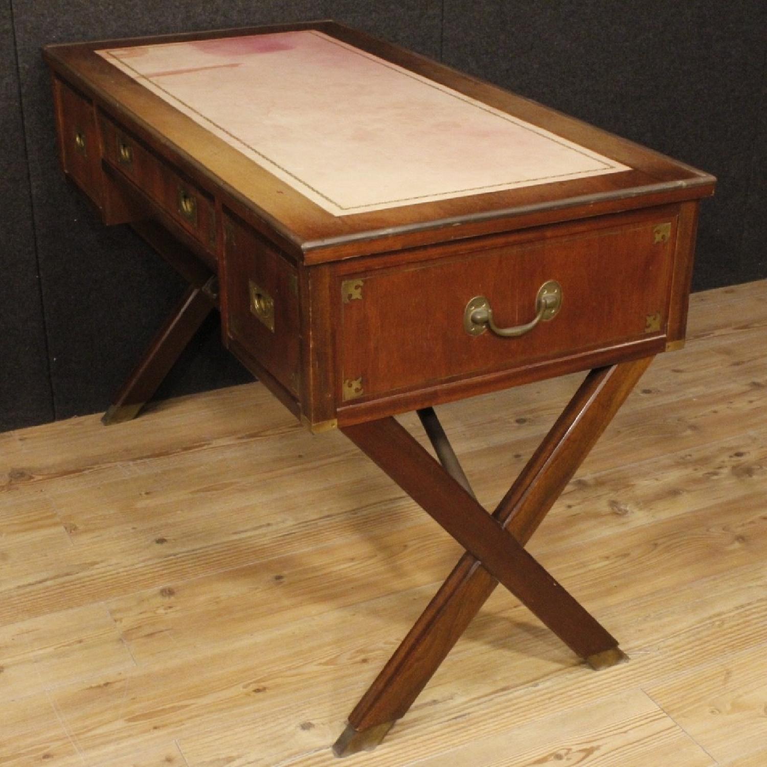 English Writing Desk in Mahogany Wood - image-6
