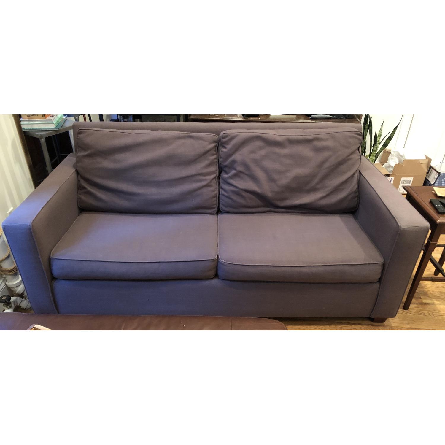 West Elm Henry Pewter Grey Sofa - image-1