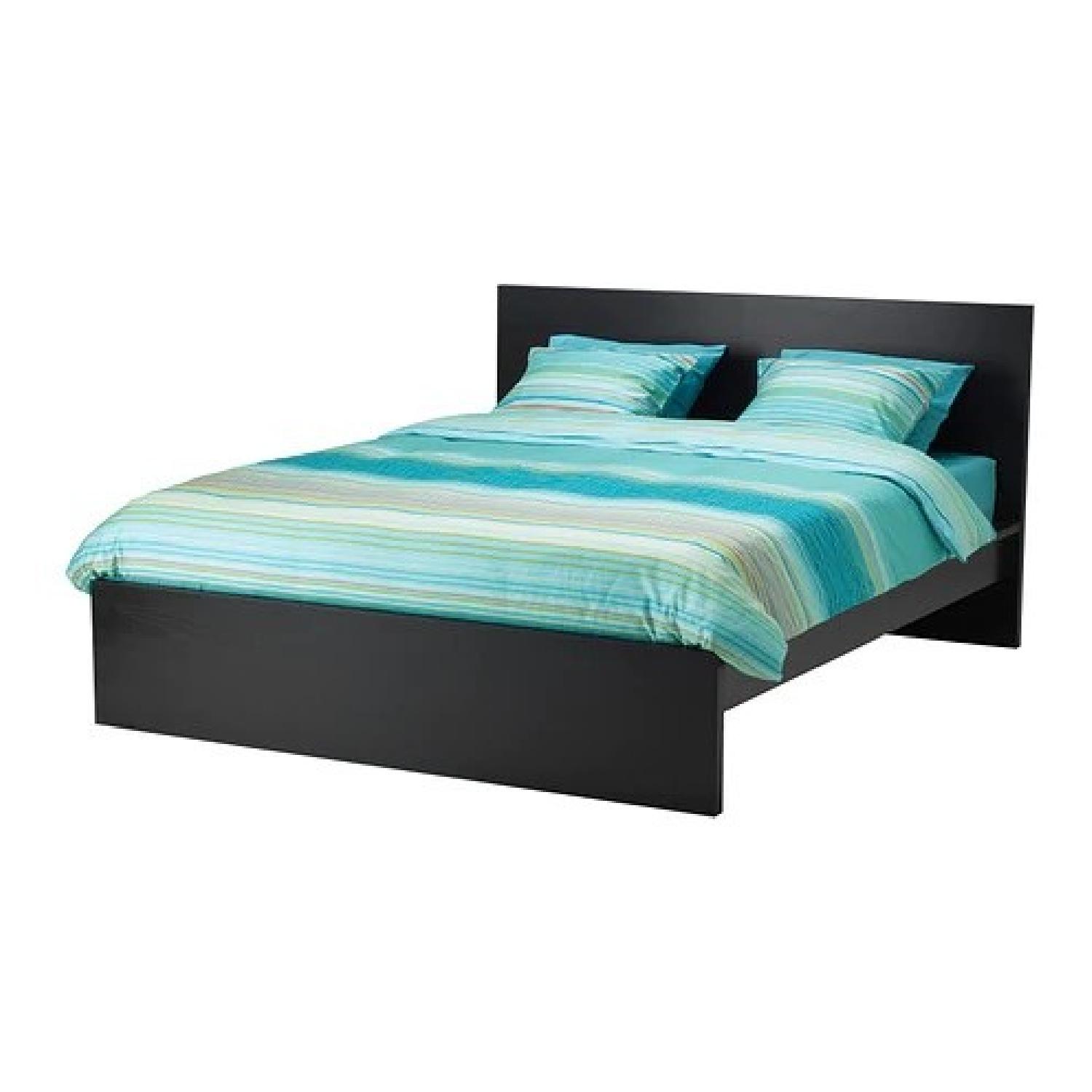 Ikea Malm Queen Size Bed Frame - AptDeco