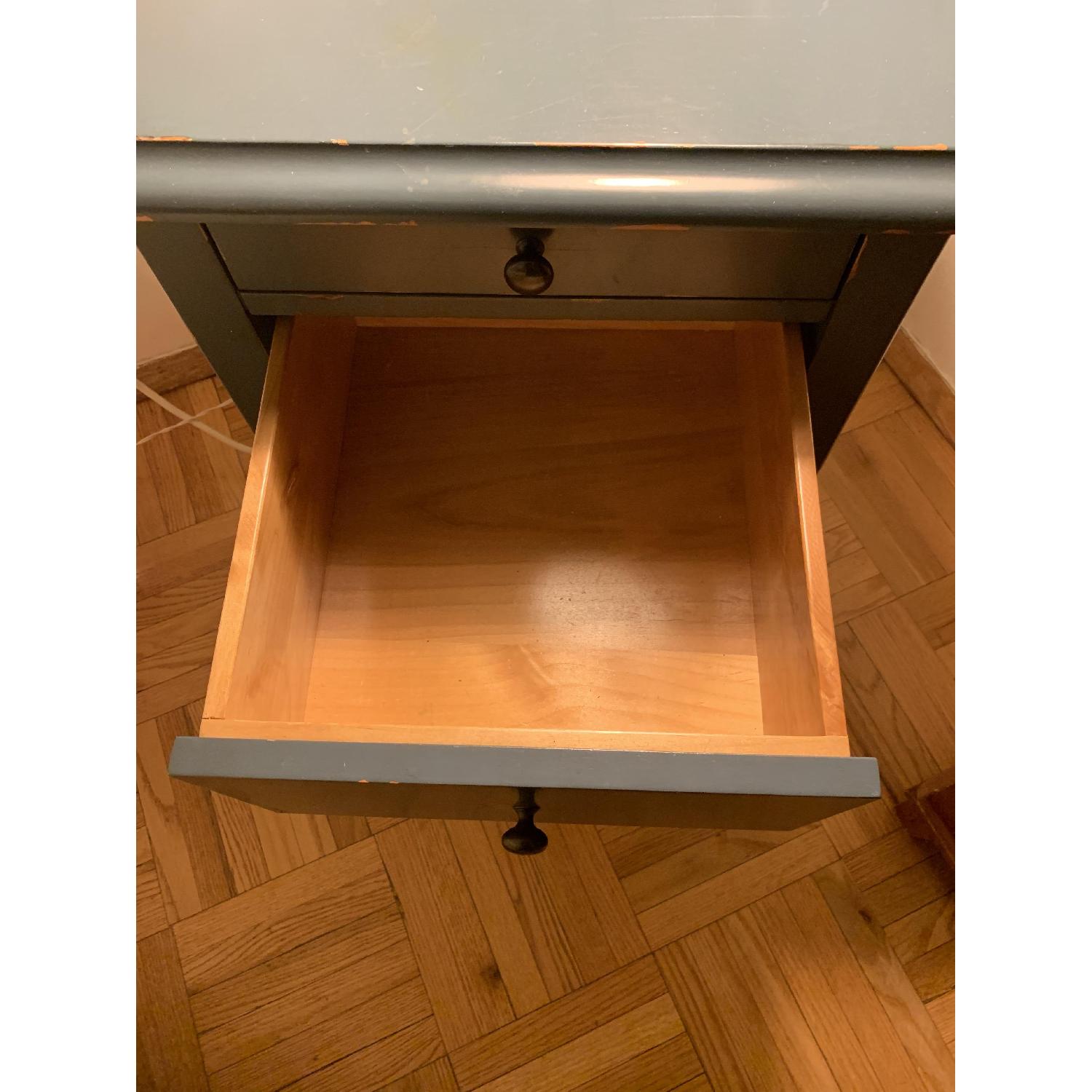 Pottery Barn Shabby Chic Bedside Table - image-4