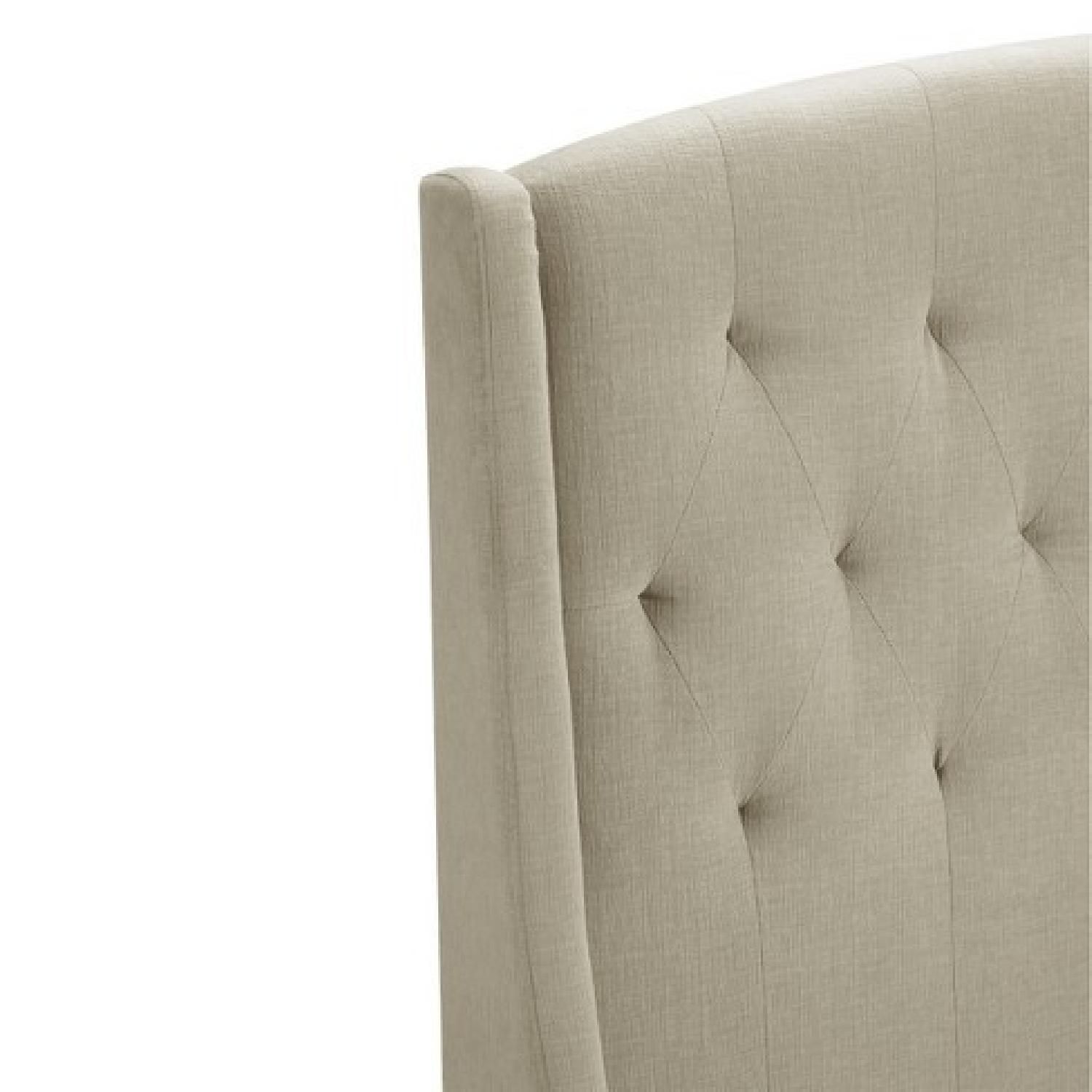 Dorel Home King Upholstered Tufted Wingback Headboard - image-1