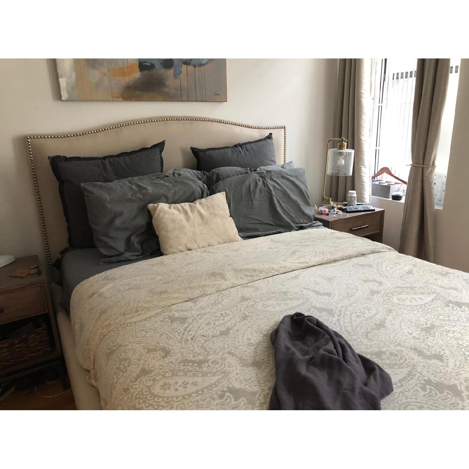 Crate & Barrel Colette Queen Size Bed - image-3