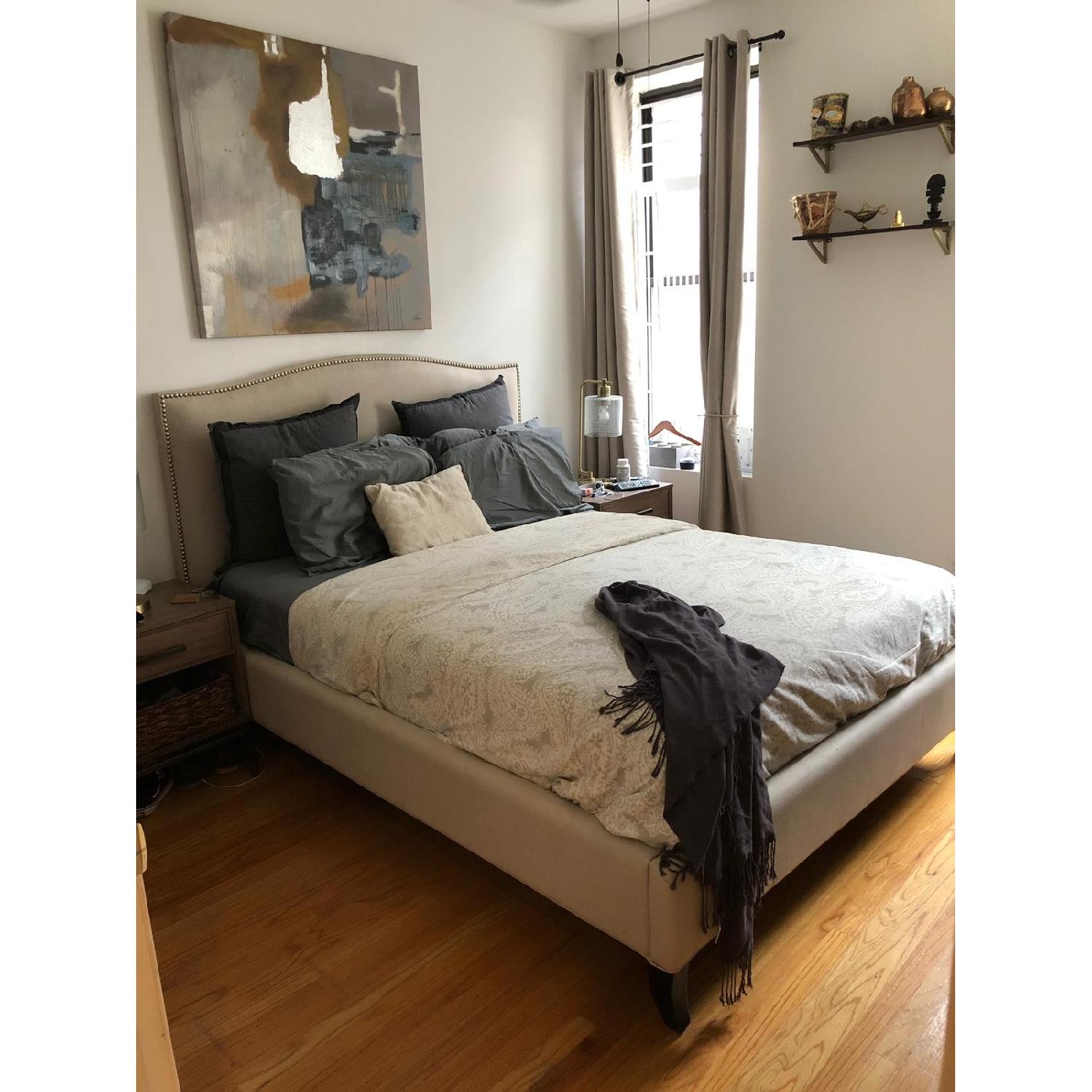 Crate & Barrel Colette Queen Size Bed - image-4