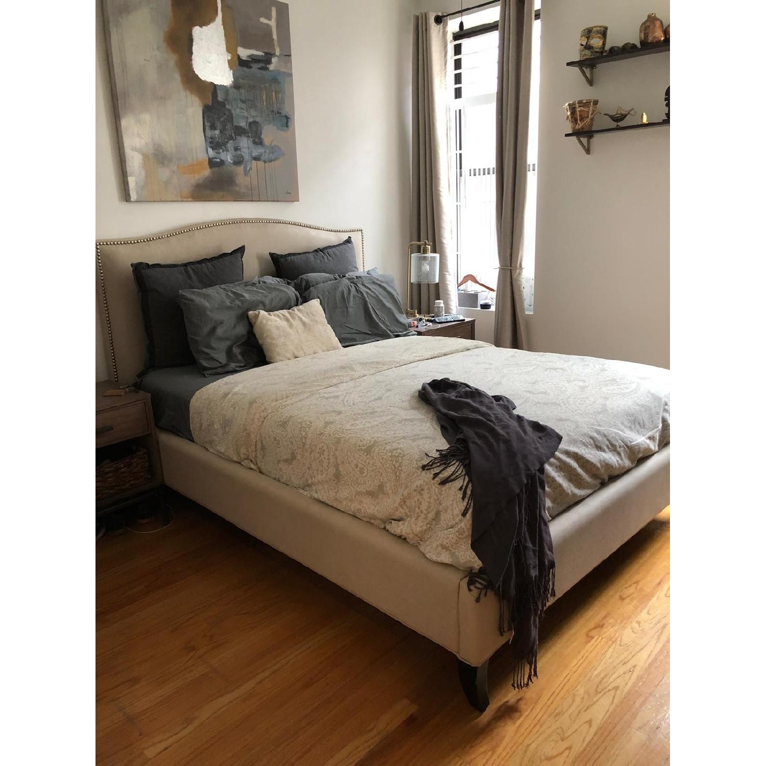 Crate & Barrel Colette Queen Size Bed - image-5
