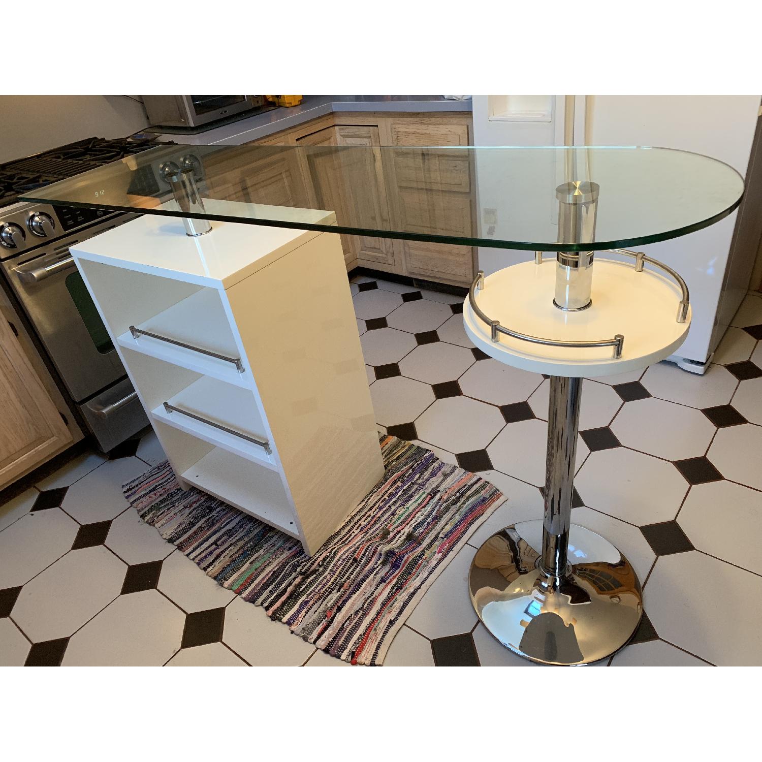 Mid Century Modern Bar Table AptDeco