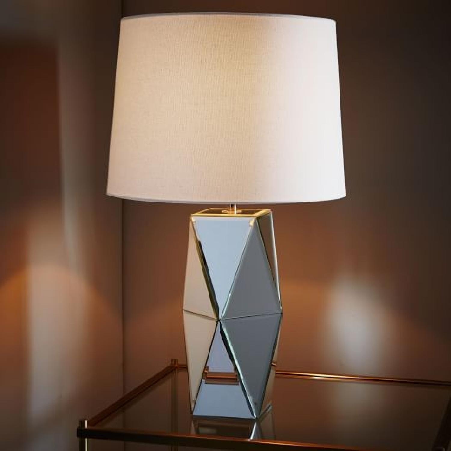 West Elm Mirrored Table Lamps - image-1