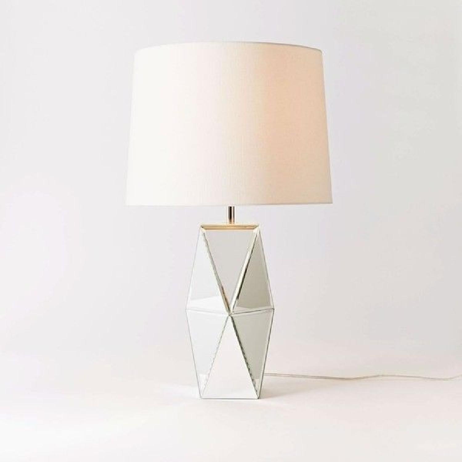 West Elm Mirrored Table Lamps - image-5