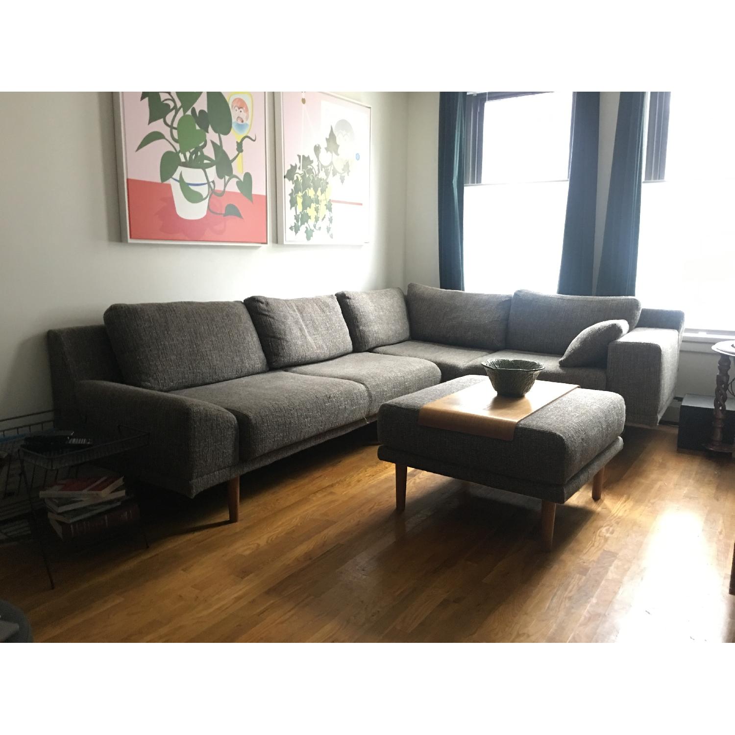 BoConcept Corner Sectional Sofa & Ottoman - image-1