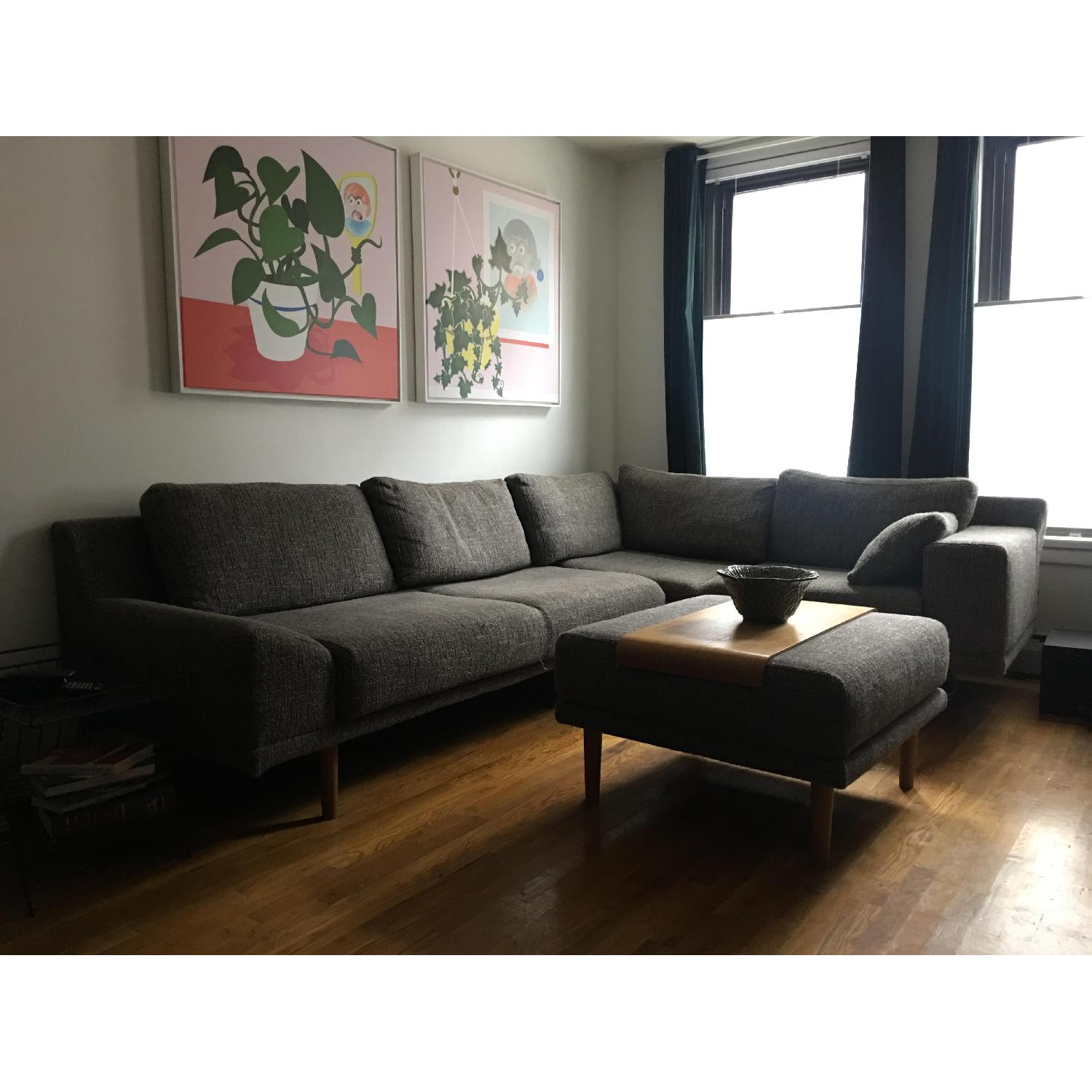 BoConcept Corner Sectional Sofa & Ottoman - image-5