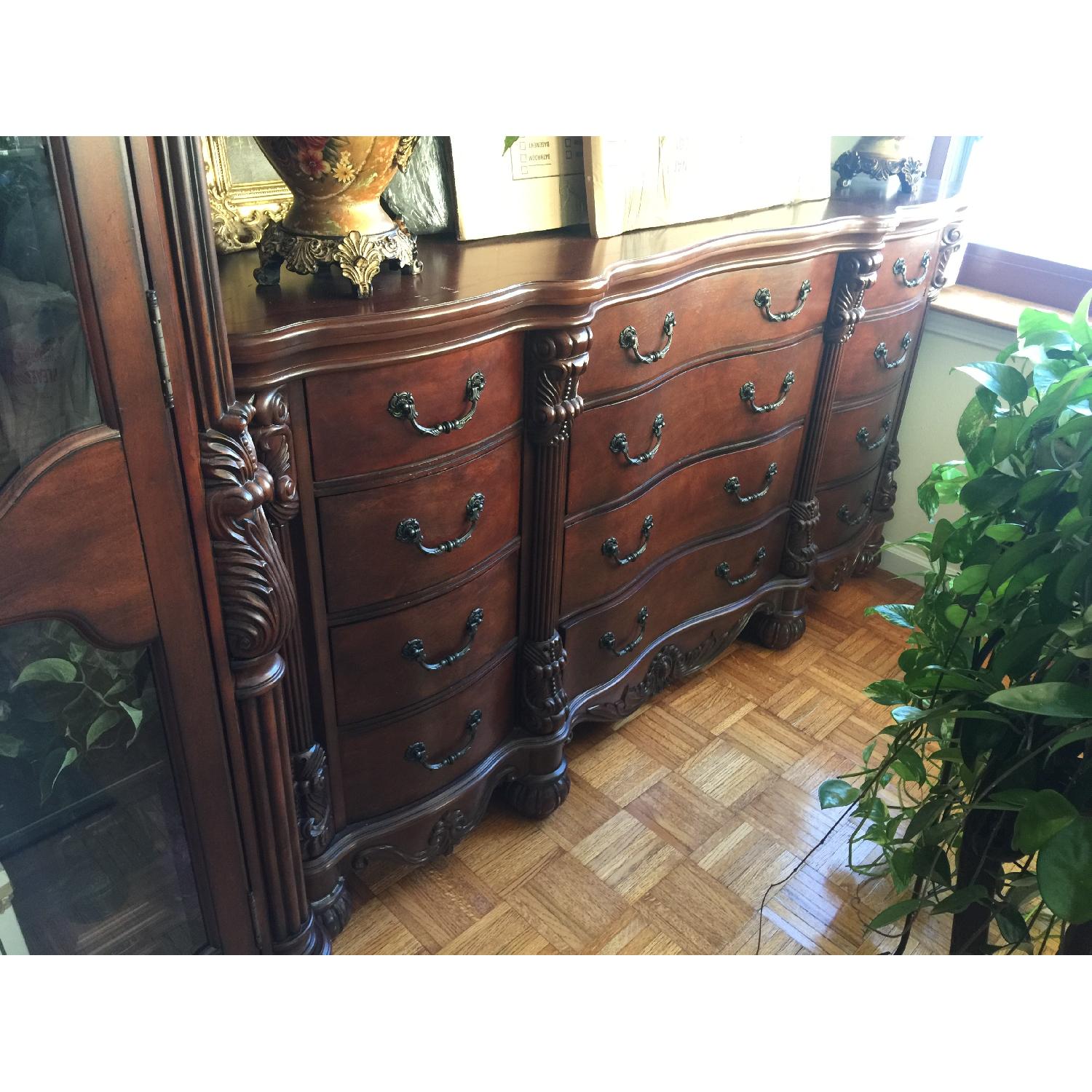 Cherry Wood 12 Drawer Dresser - image-1