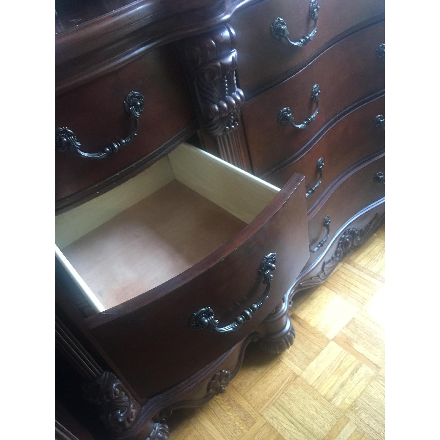 Cherry Wood 12 Drawer Dresser - image-3