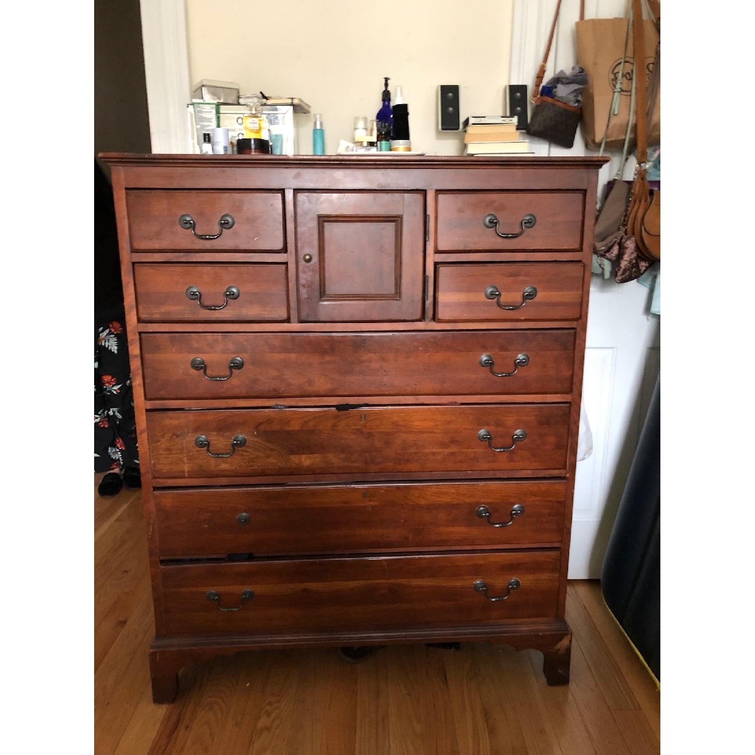 Cherry Wood 8 Drawer Dresser - image-1