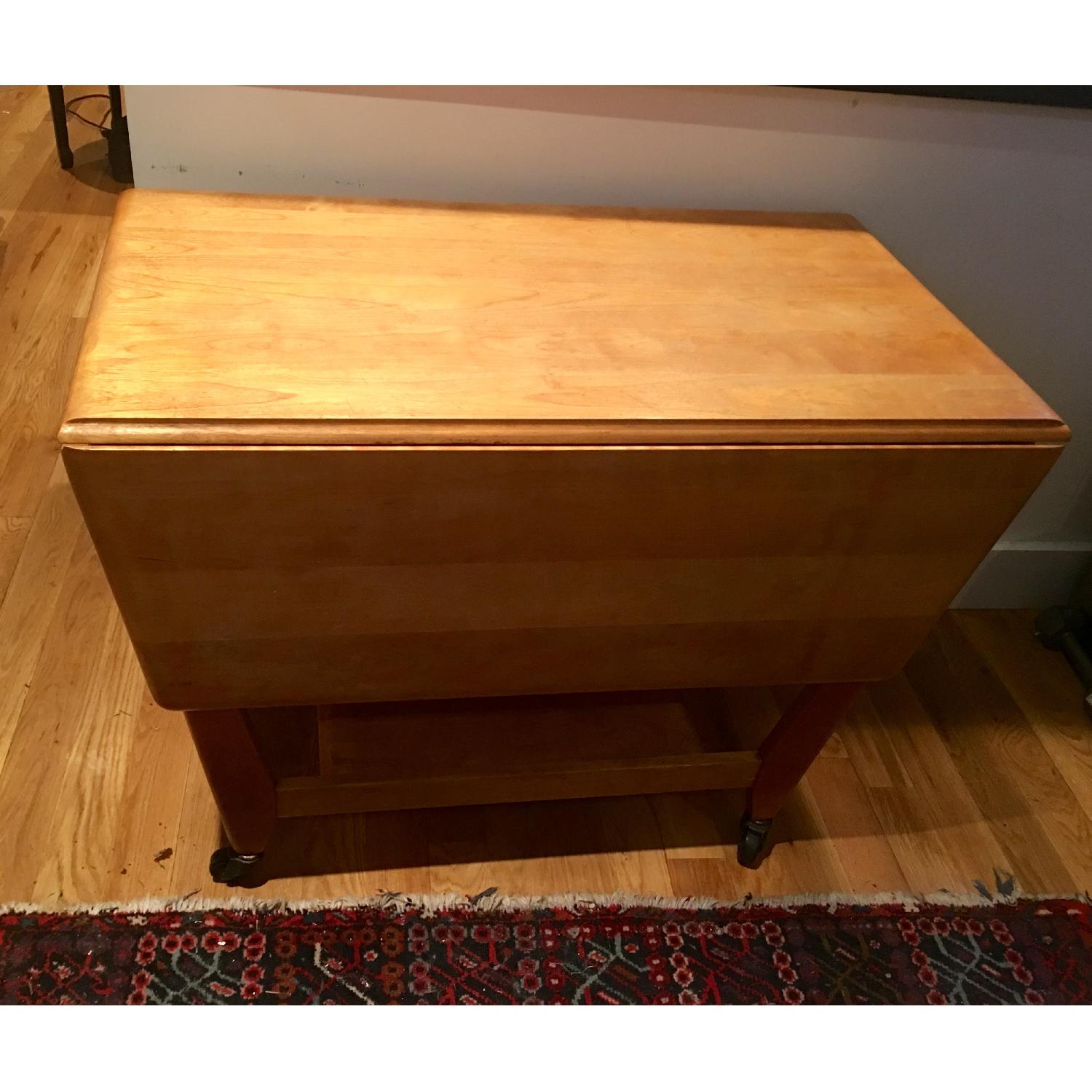 Heywood Wakefield Expandable Drop Leaf Table - image-3