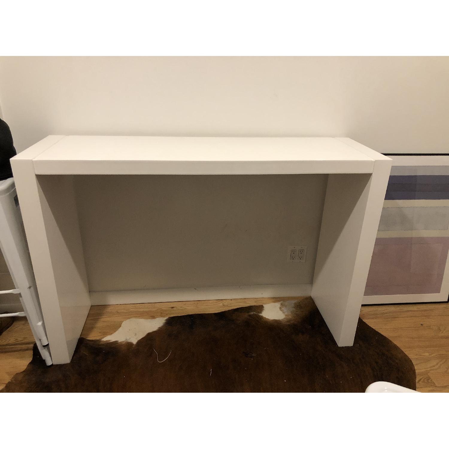 Orren Ellis White Lacquer Dining Table - image-2