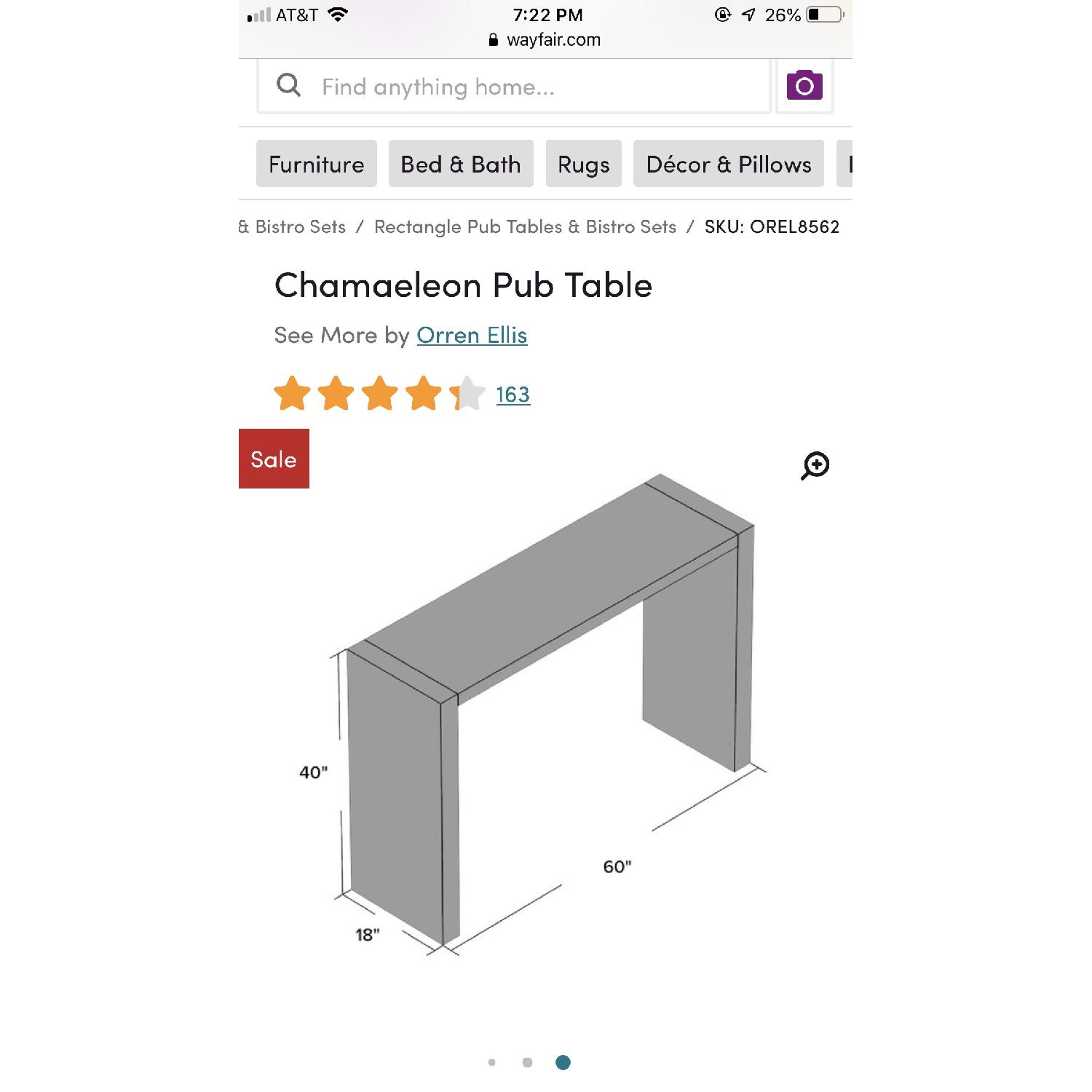 Orren Ellis White Lacquer Dining Table - image-3