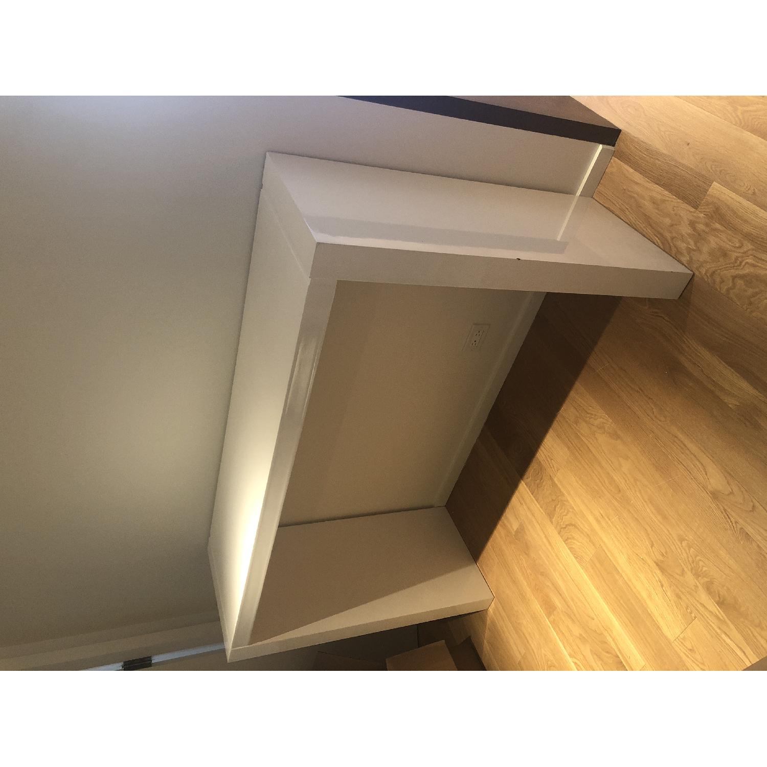 Orren Ellis White Lacquer Dining Table - image-5