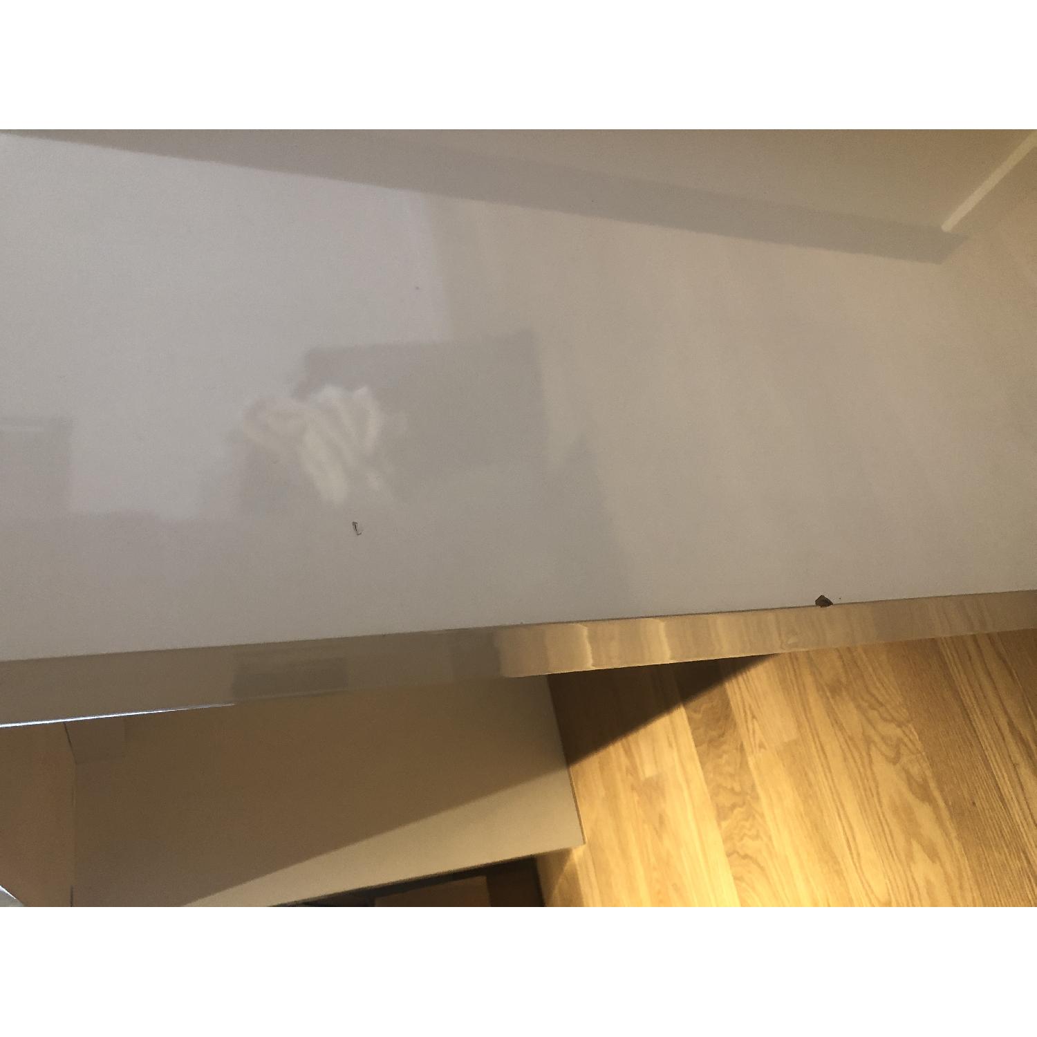 Orren Ellis White Lacquer Dining Table - image-6