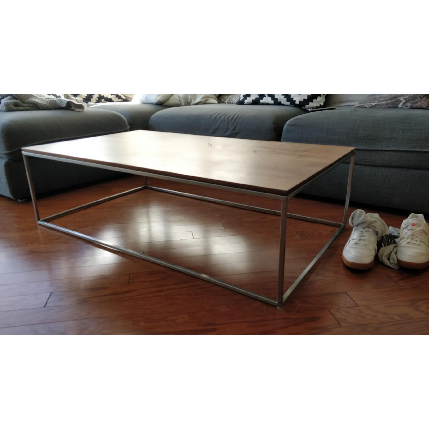 Crate & Barrel Frame Medium Coffee Table - image-2