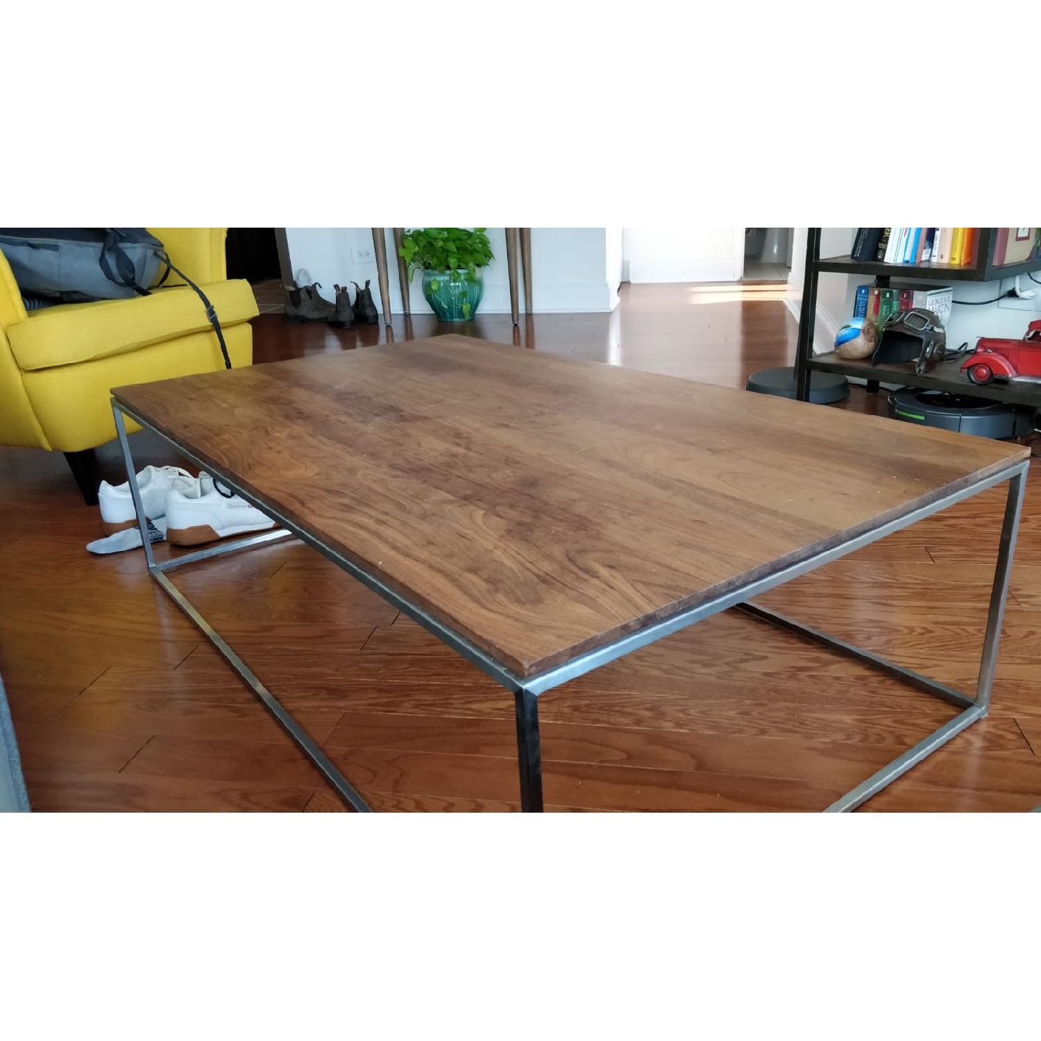 Crate & Barrel Frame Medium Coffee Table - image-3