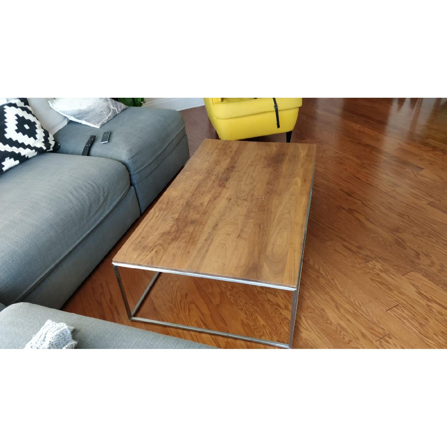 Crate & Barrel Frame Medium Coffee Table - image-4