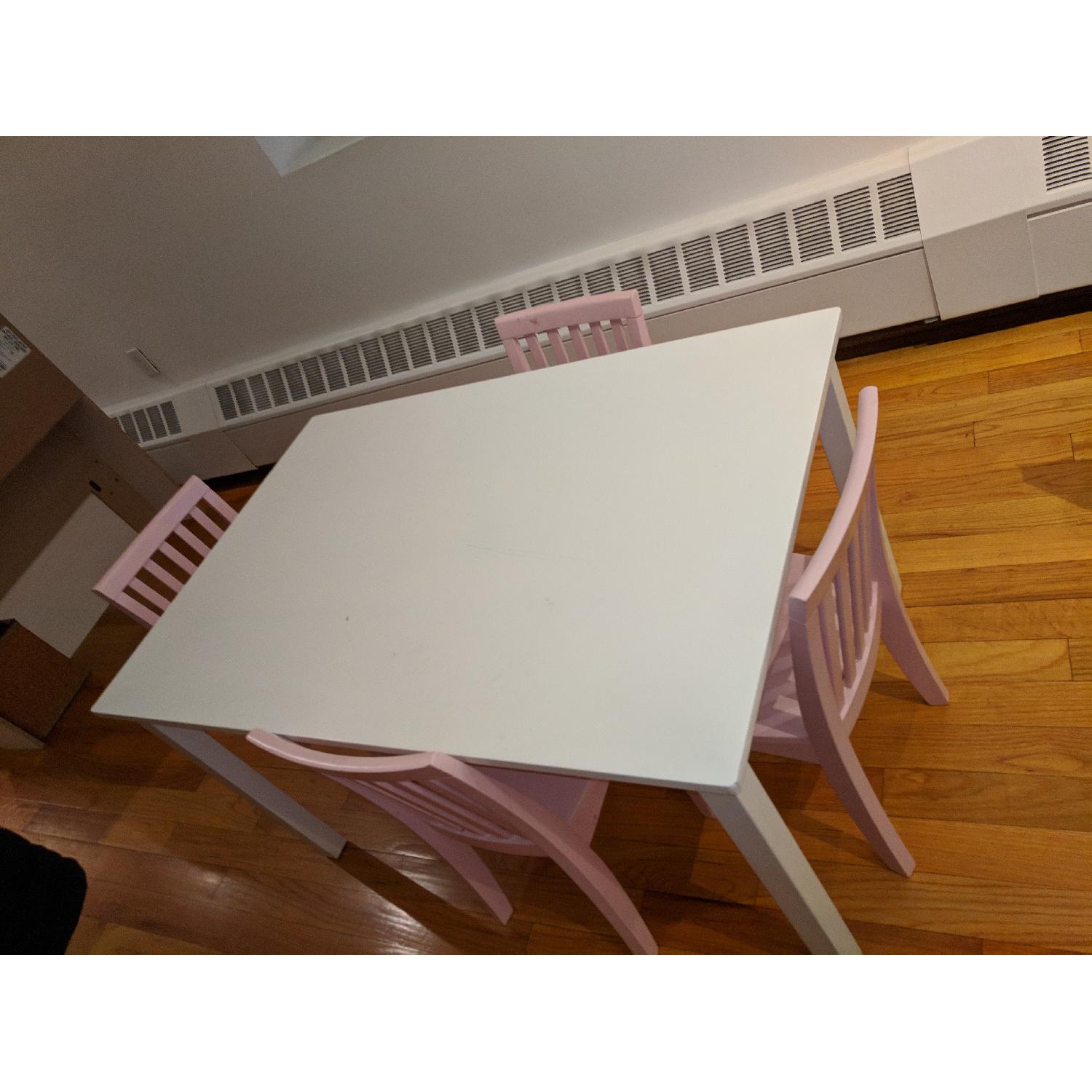 Pottery Barn Kids Carolina Dining Table w/ 4 Chairs - image-3