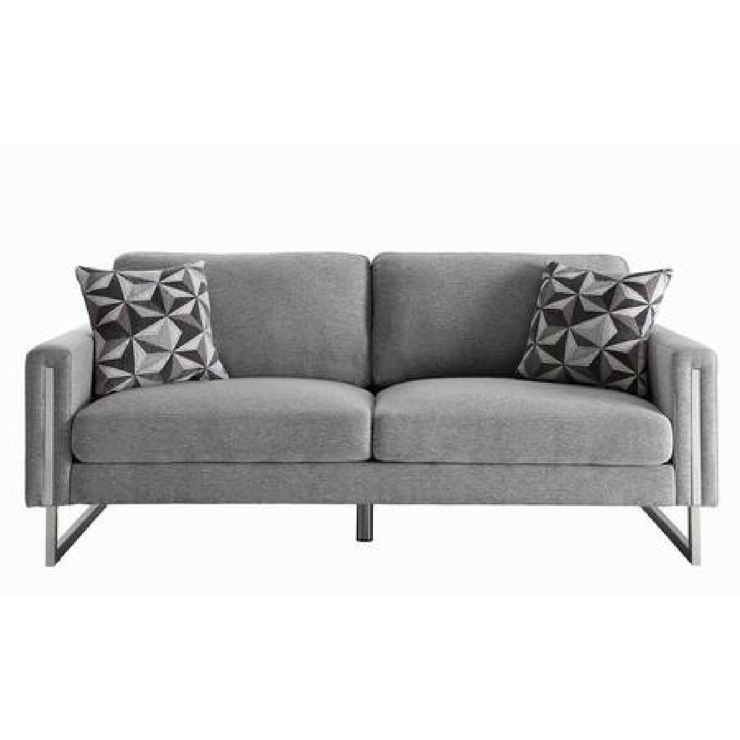 Grey Modern Sofa AptDeco