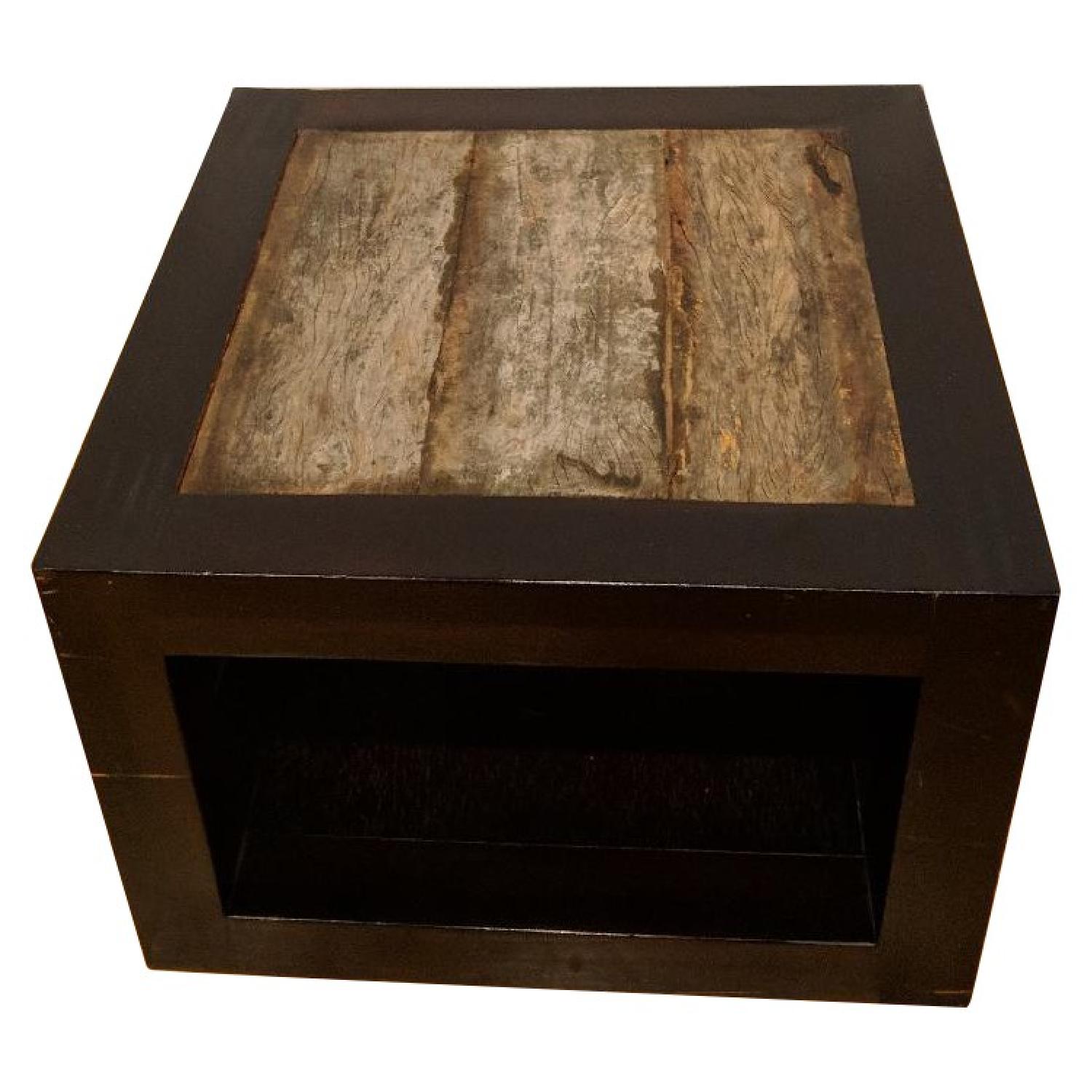 Wood Coffee Table + 2 Side Tables + Console - image-10