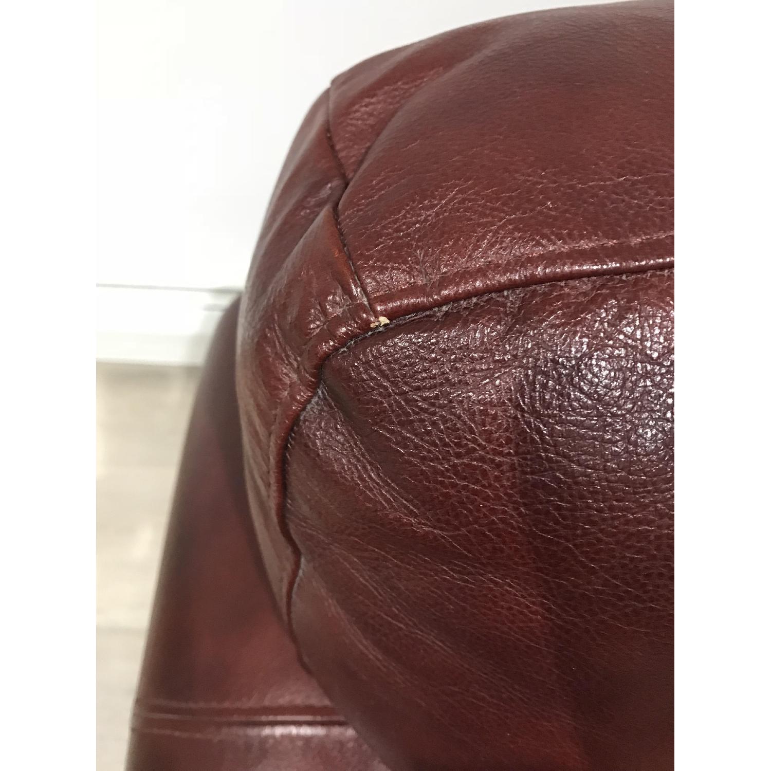 Avanti Premium Leather Sofa w/ Rolled Arms - image-3