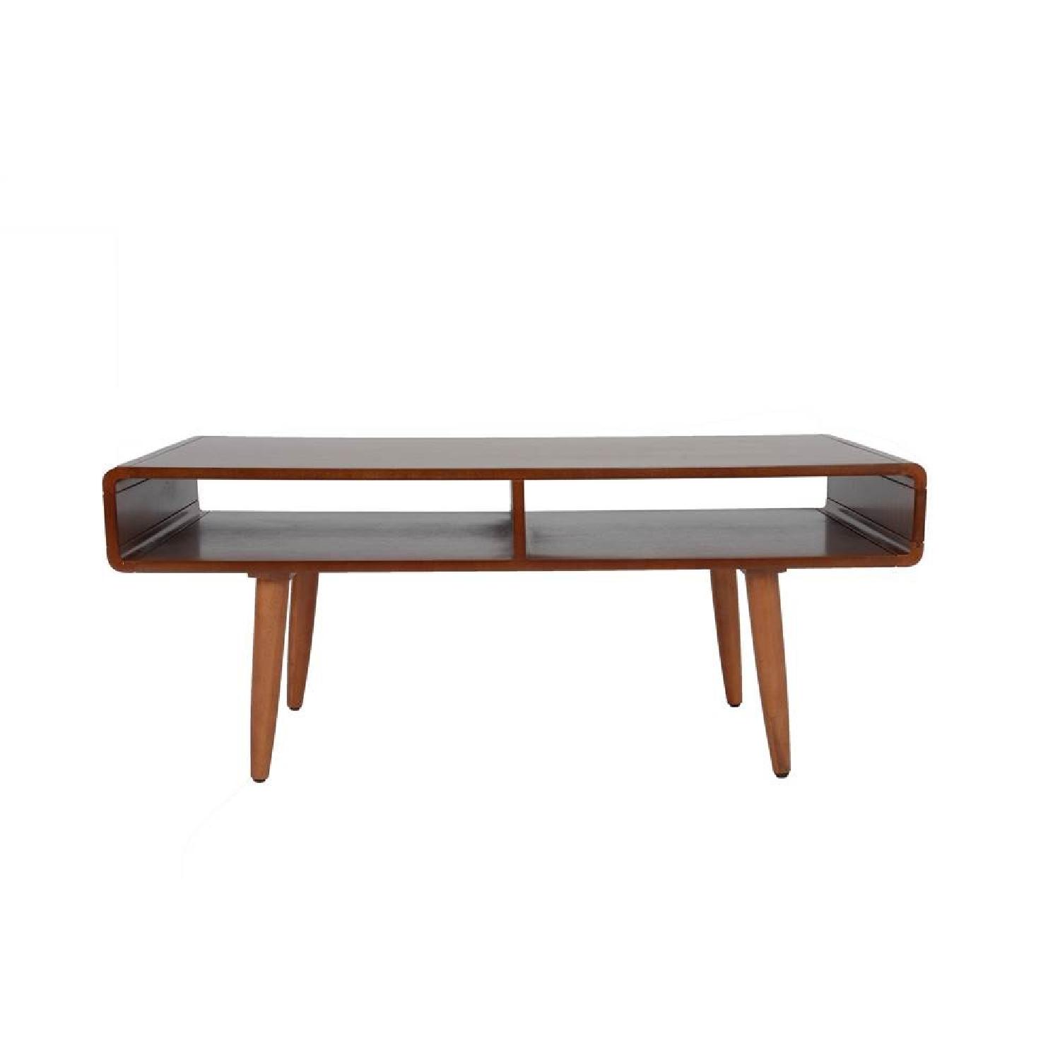Mid Century Modern Danish Style Coffee Table + 2 End Tables - image-2