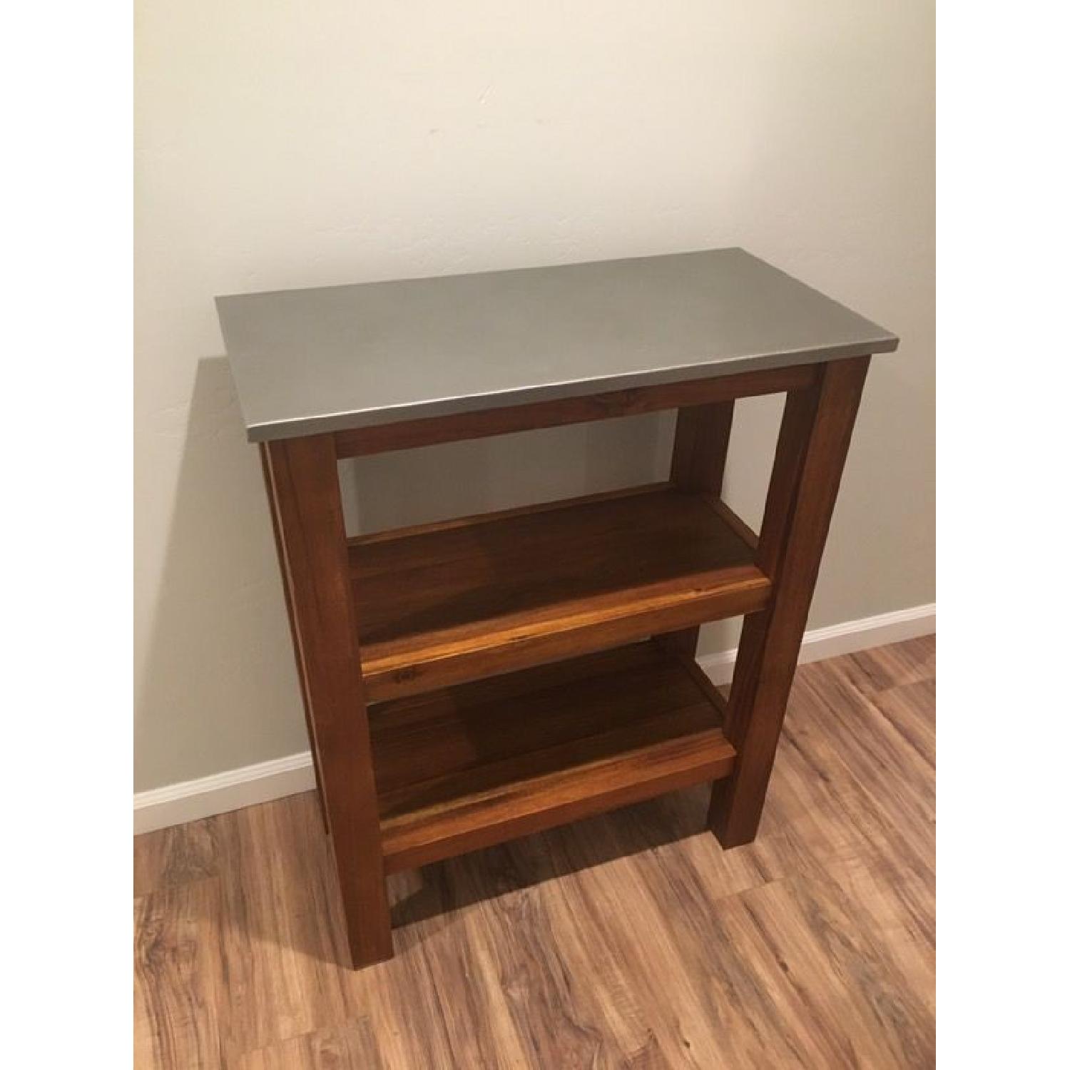 West Elm Rustic Kitchen Island AptDeco