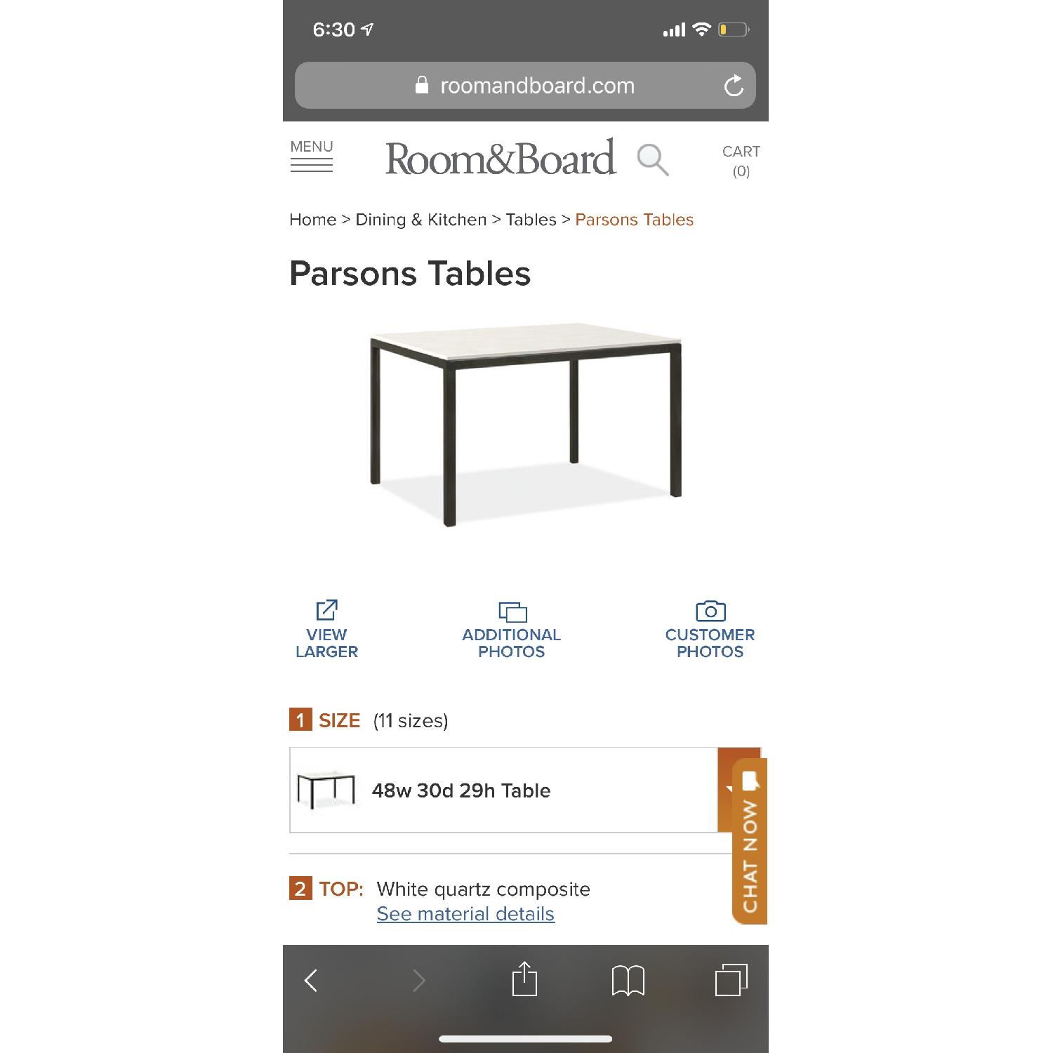 Room & Board Parsons Dining Table - image-1