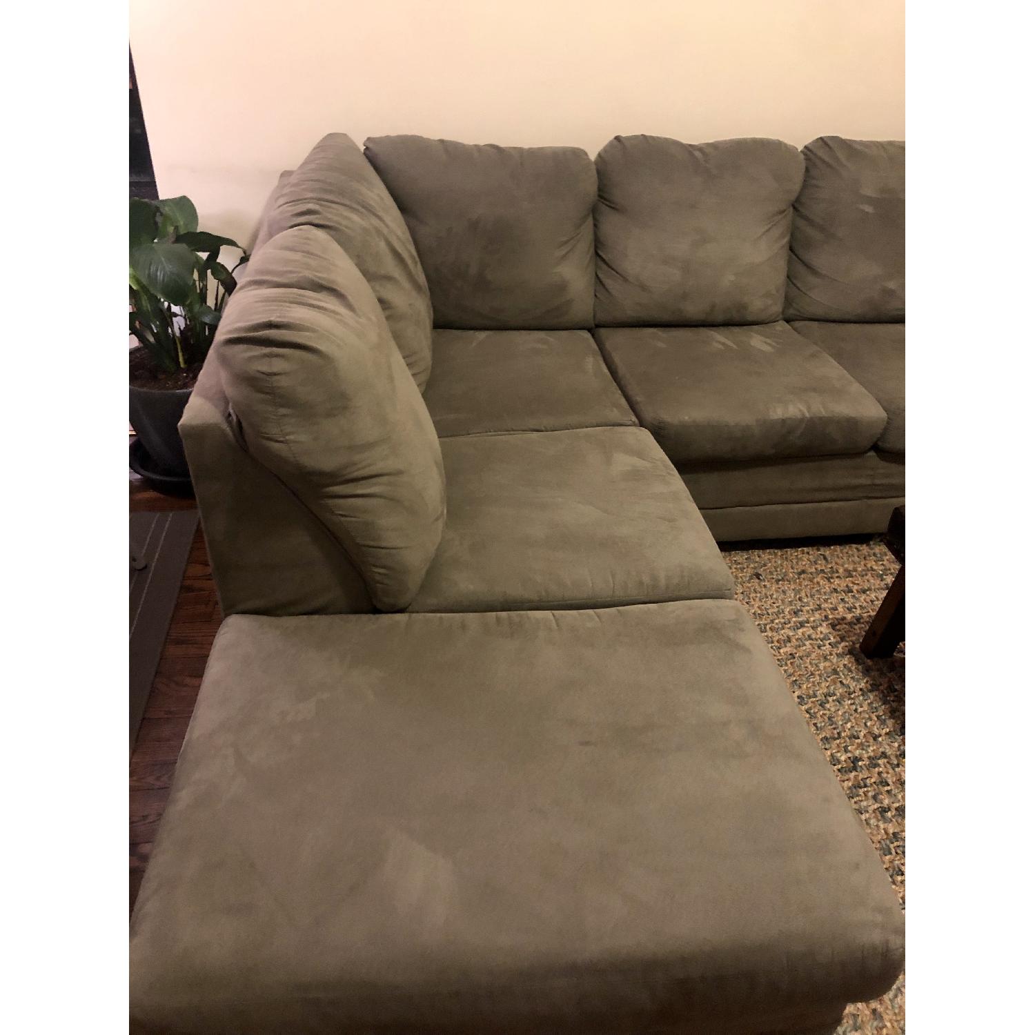Microfiber 2-Piece Sectional Sofa - image-1