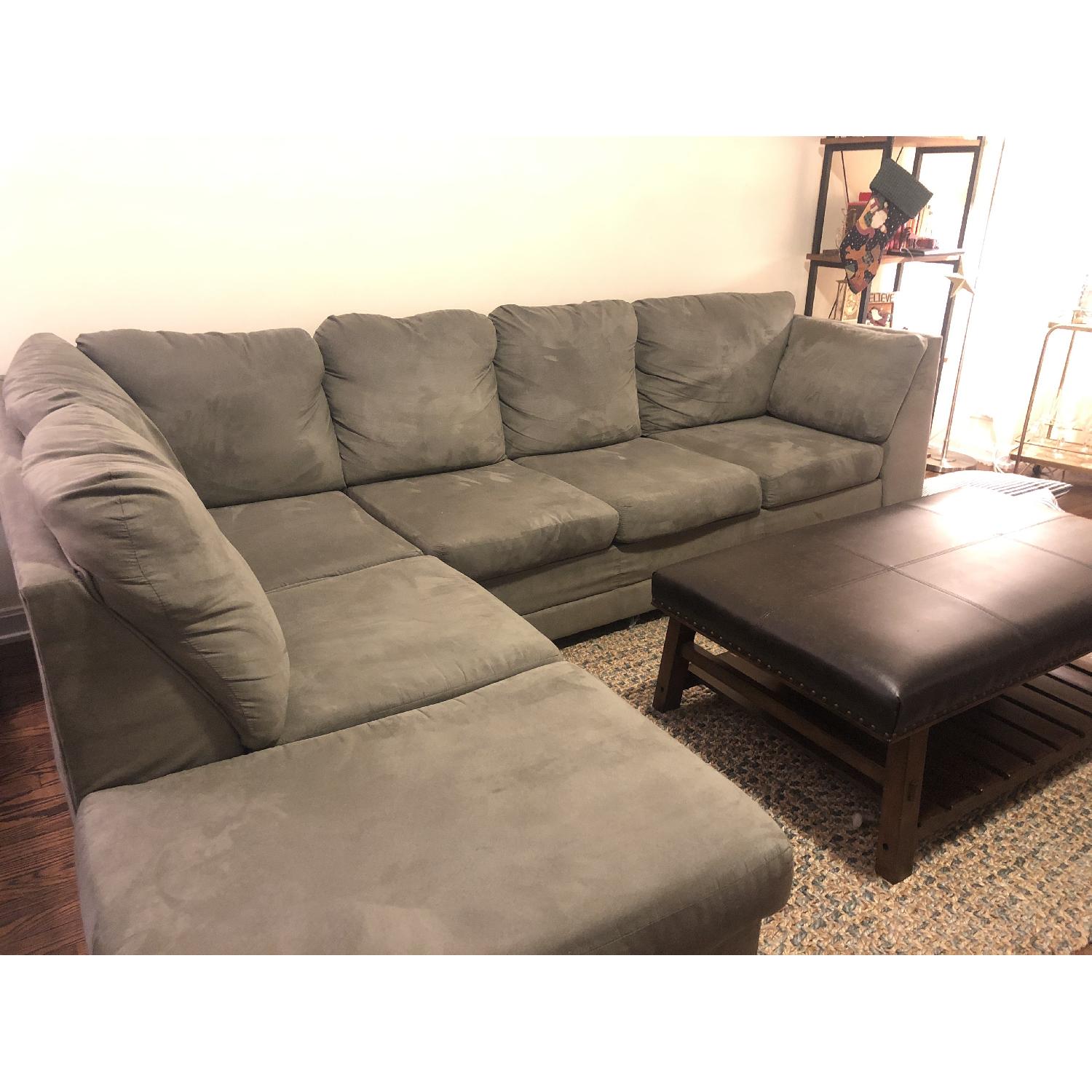 Microfiber 2-Piece Sectional Sofa - image-2
