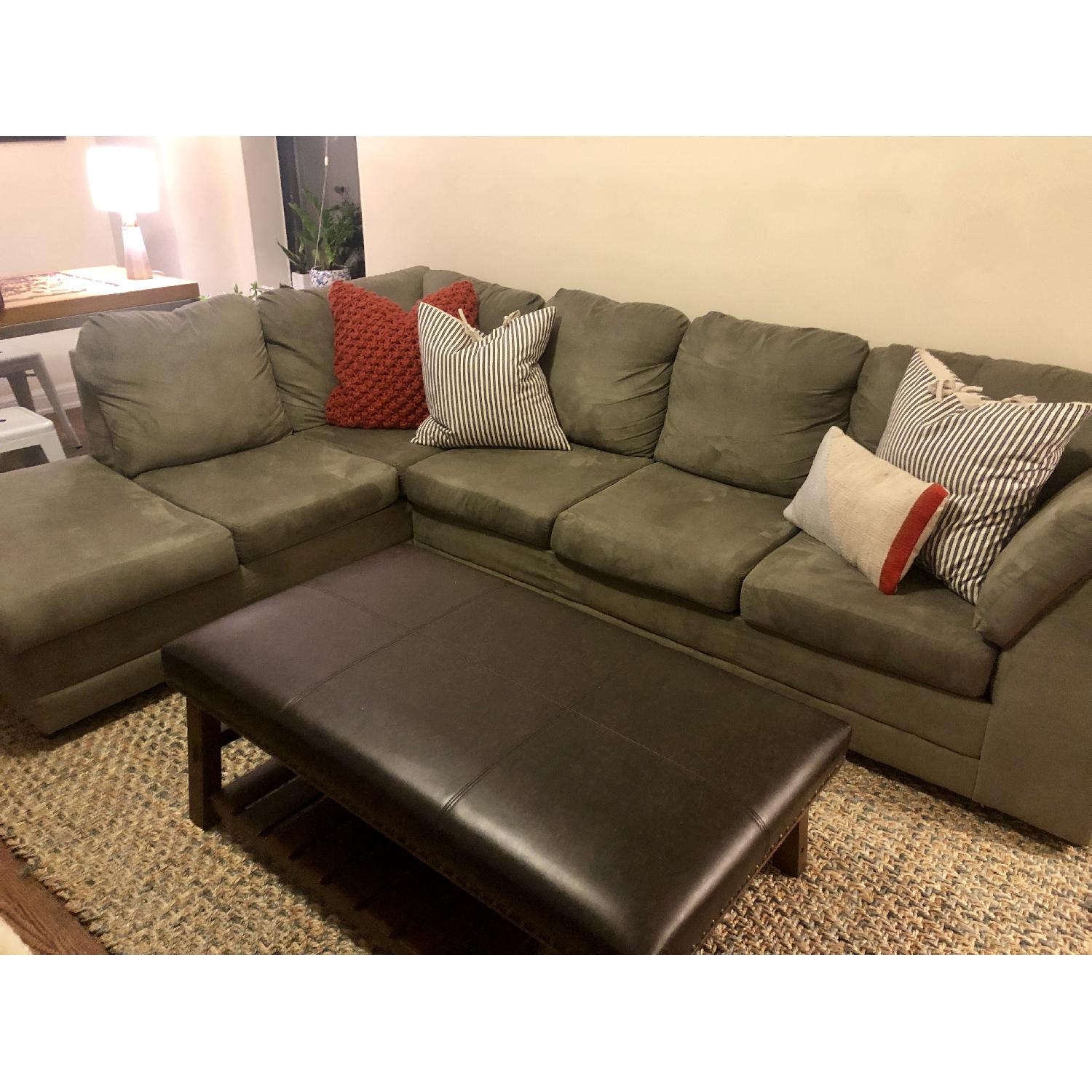 Microfiber 2-Piece Sectional Sofa - image-3
