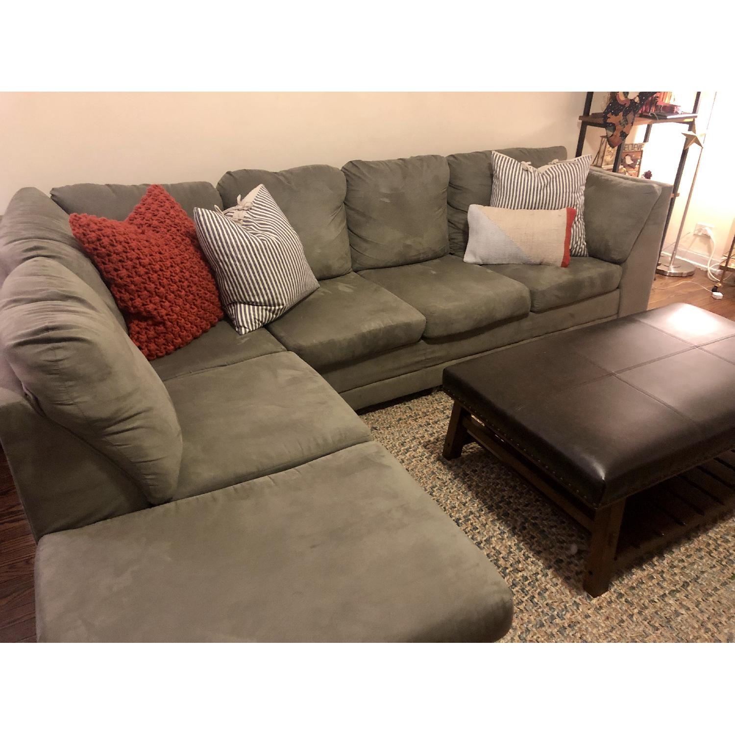 Microfiber 2-Piece Sectional Sofa - image-4