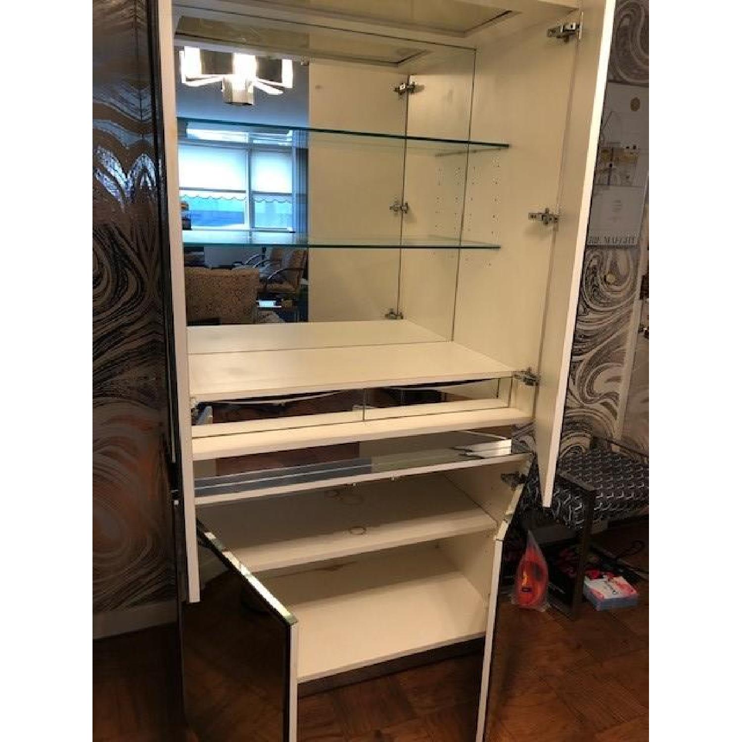 Vintage Mirrored Bar Cabinet - image-3