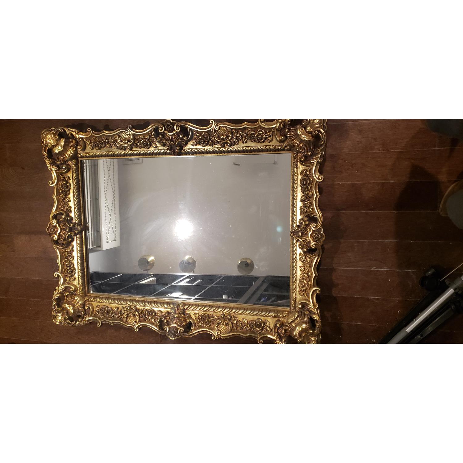 Antique Gold Mirror - image-1
