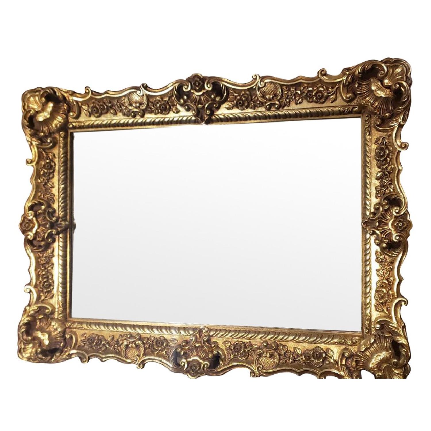 Antique Gold Mirror - image-0