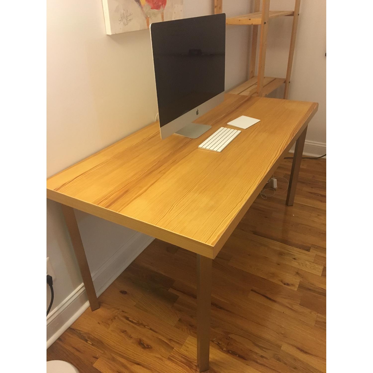 Ikea Pine Wood Office Desk - image-2
