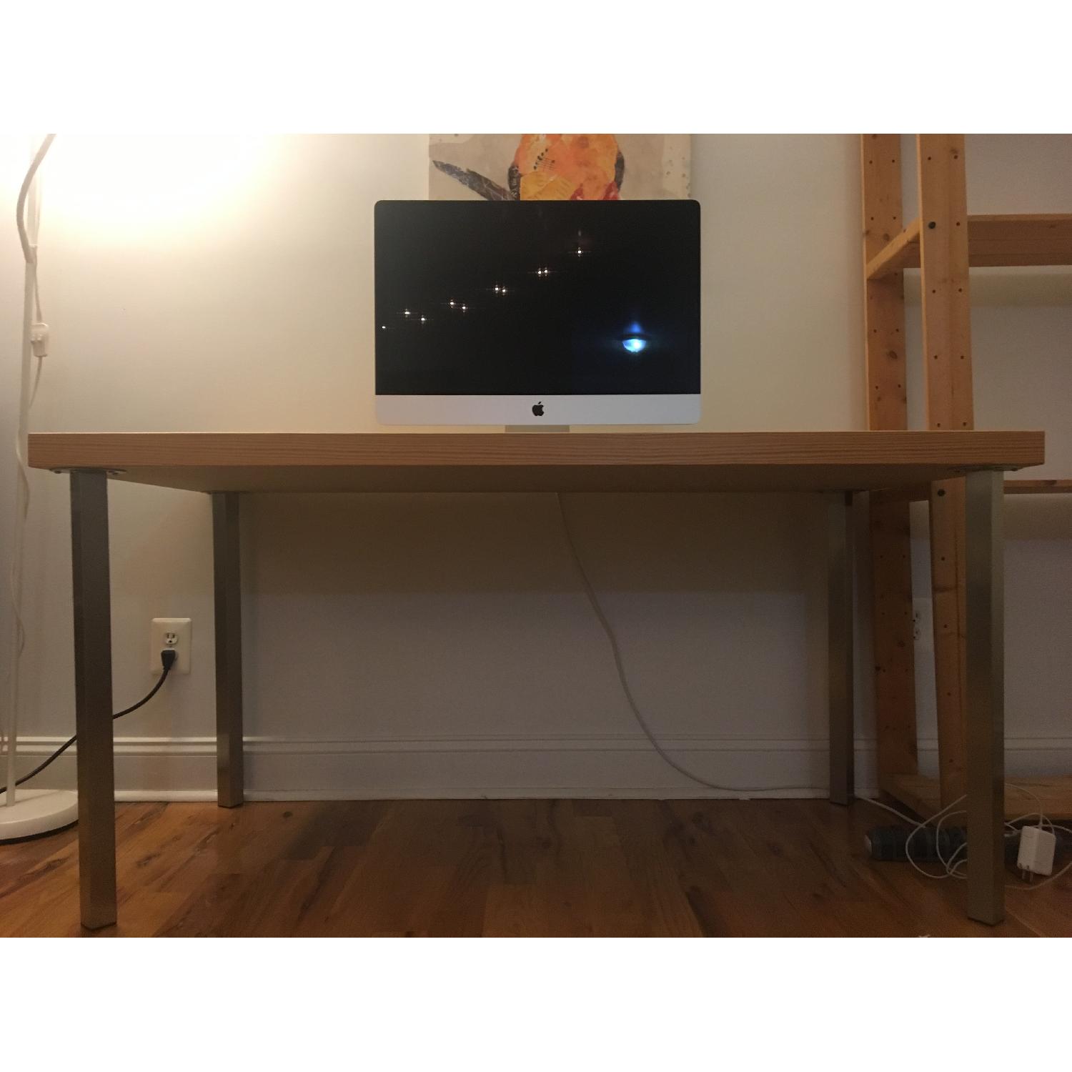 Ikea Pine Wood Office Desk - image-3