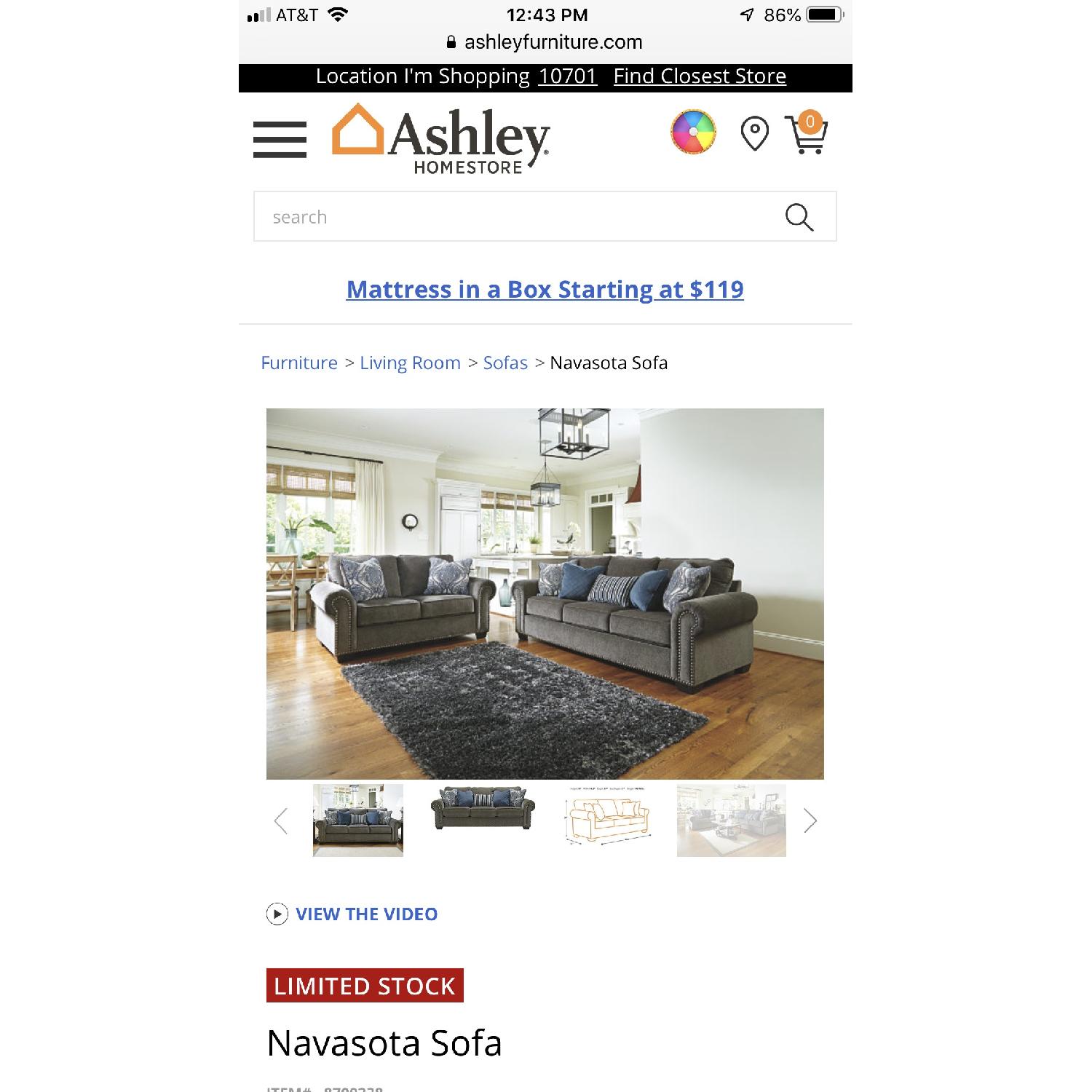 Ashley Stracelen Loveseat - image-3