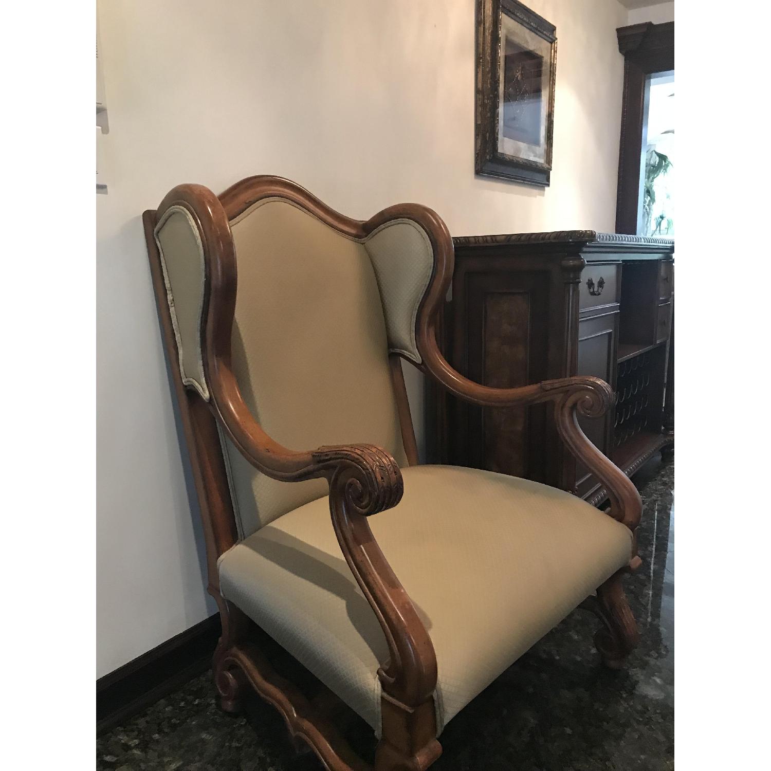 Thomasville Wood Accent Chair - image-3