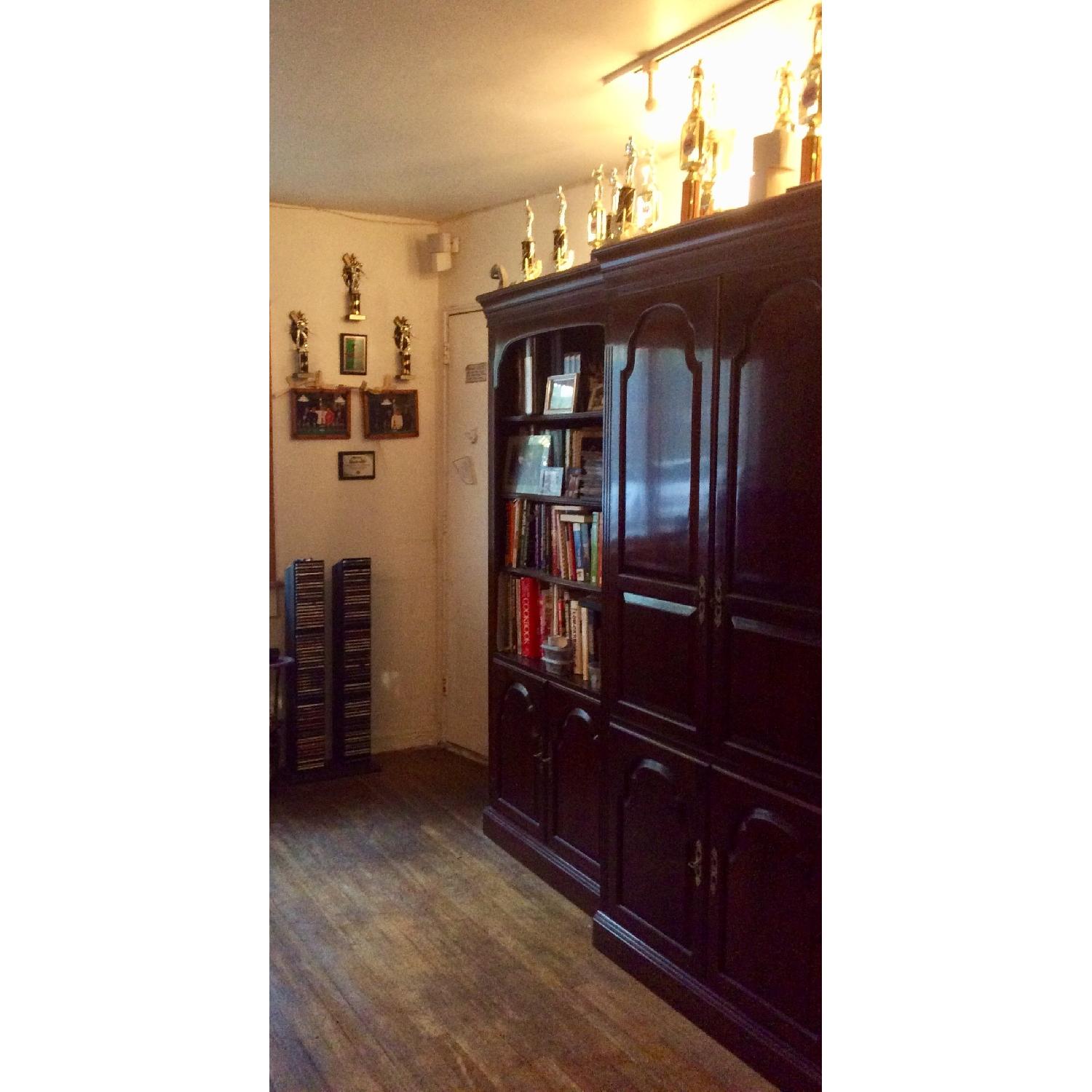 Ethan Allen Wall Unit/Entertainment Center - image-1