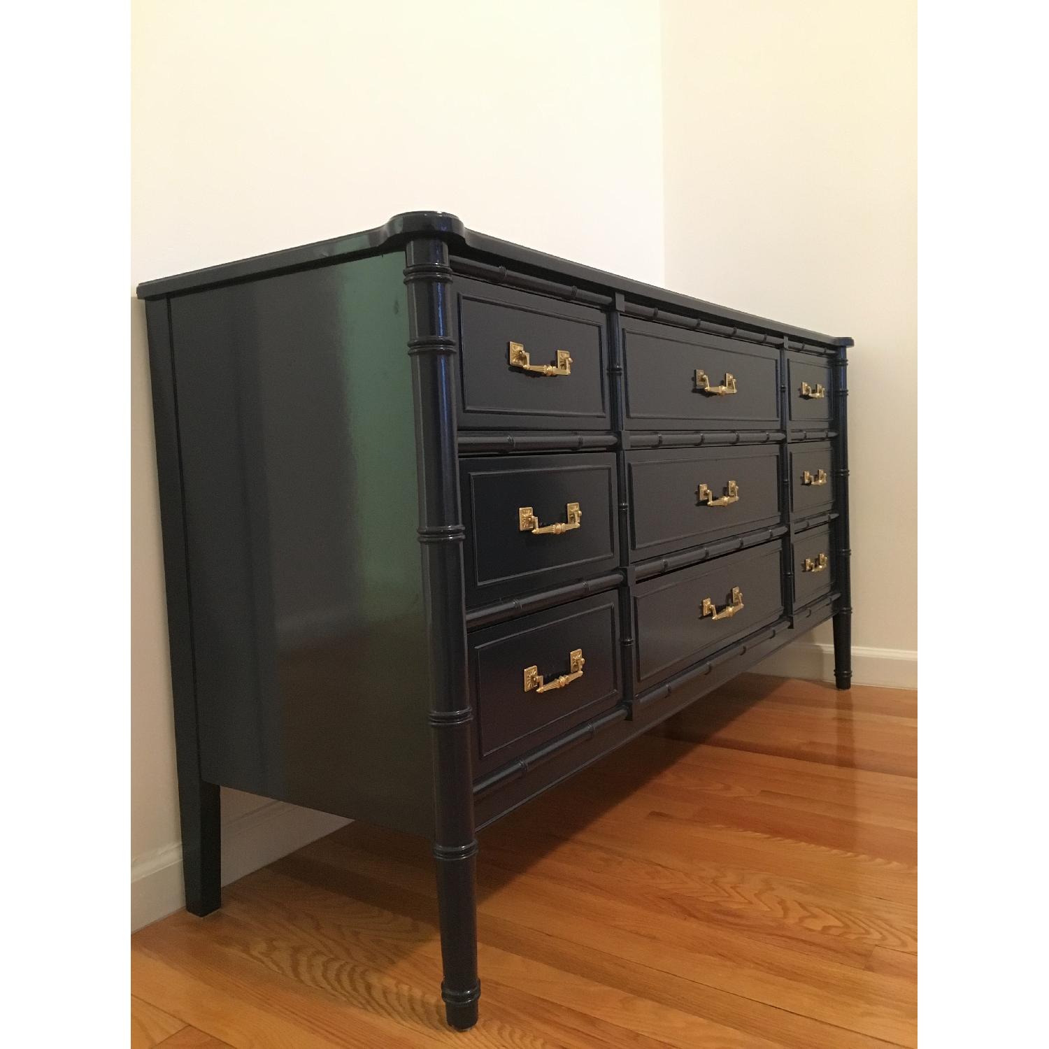 Henry Link Faux Bamboo 9-Drawer Dresser - AptDeco