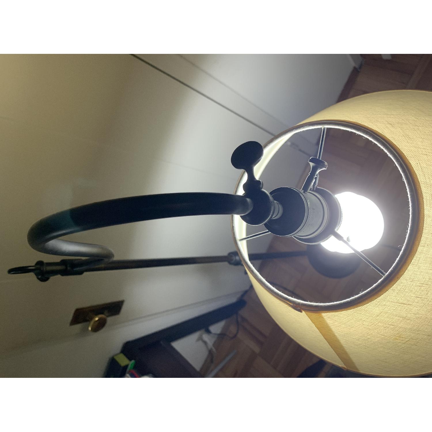 Pottery Barn Antique Bronze Floor Lamp - image-5