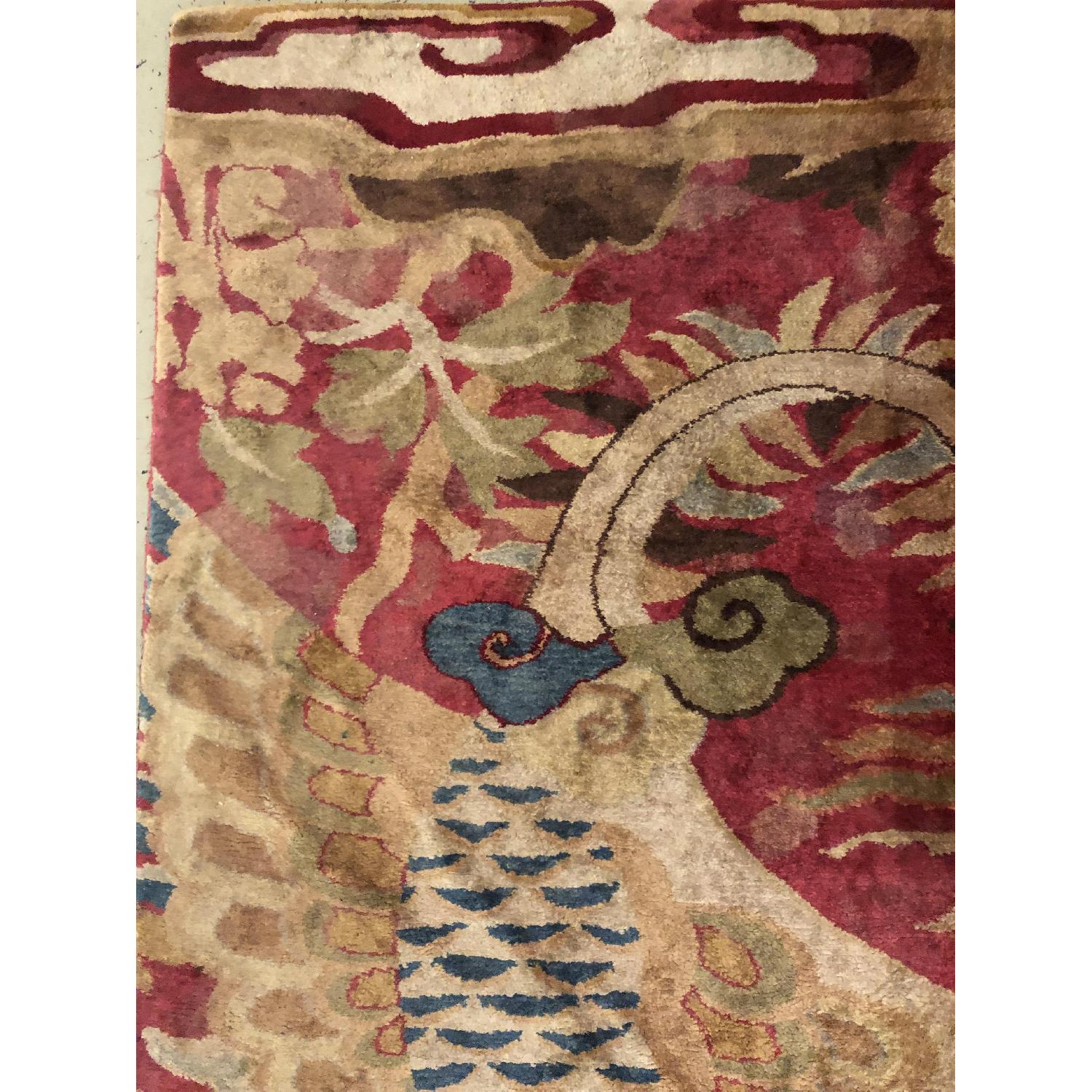 Joseph Carini Contemporary Tibetan Silk Rug - image-2