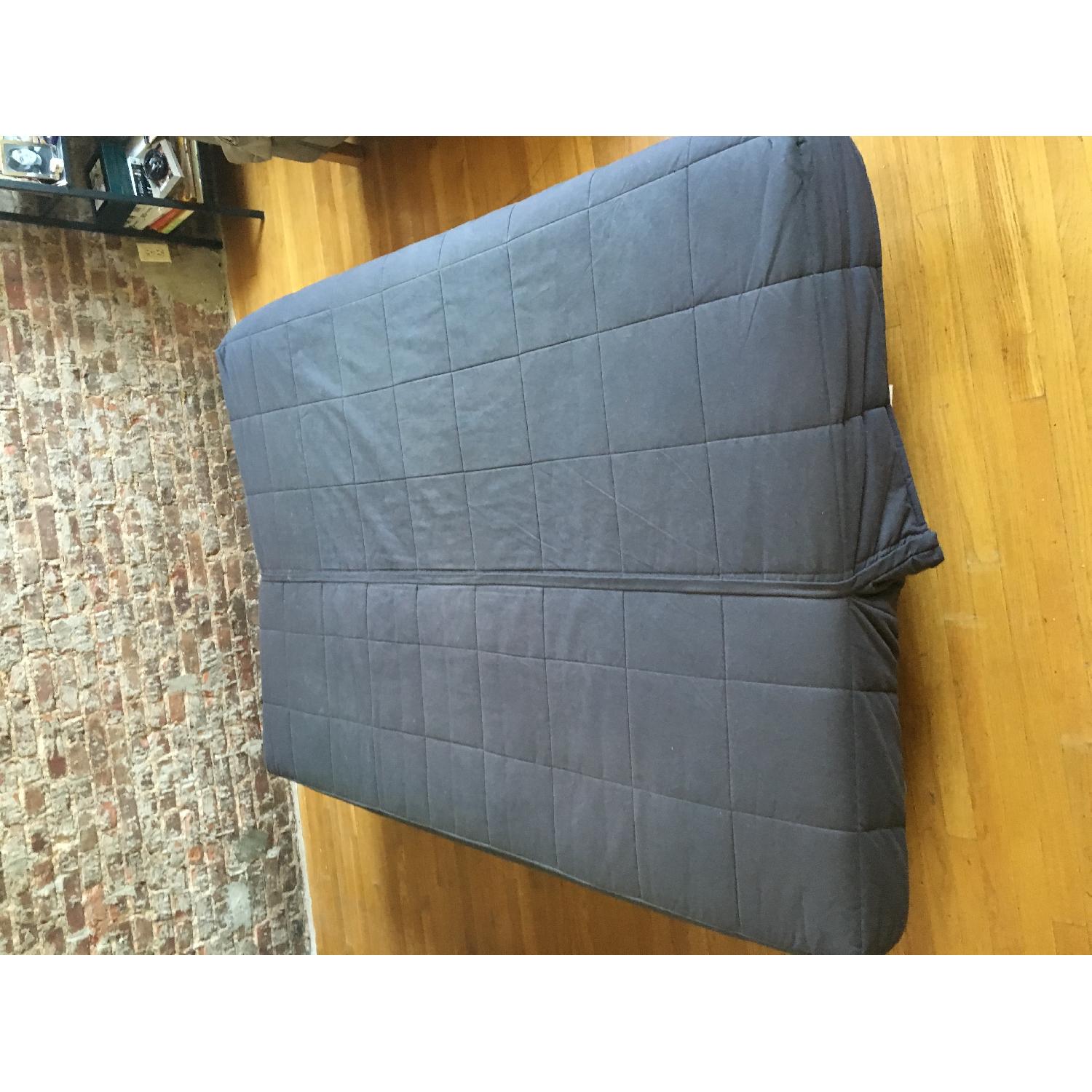 Ikea Sleeper Sofa/Futon w/ Stainless Steel Frame - image-1