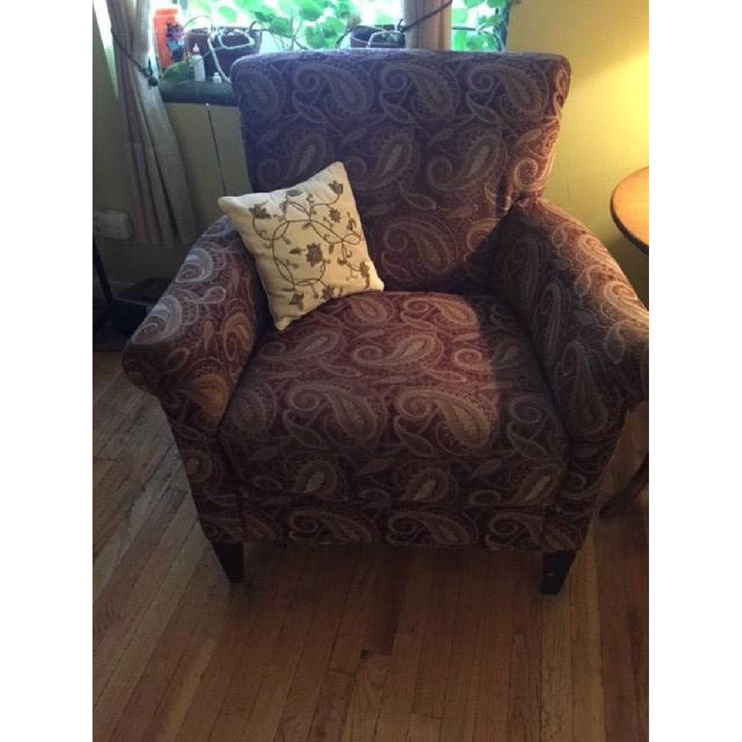 Crate & Barrel Paris Arm Chairs - image-1