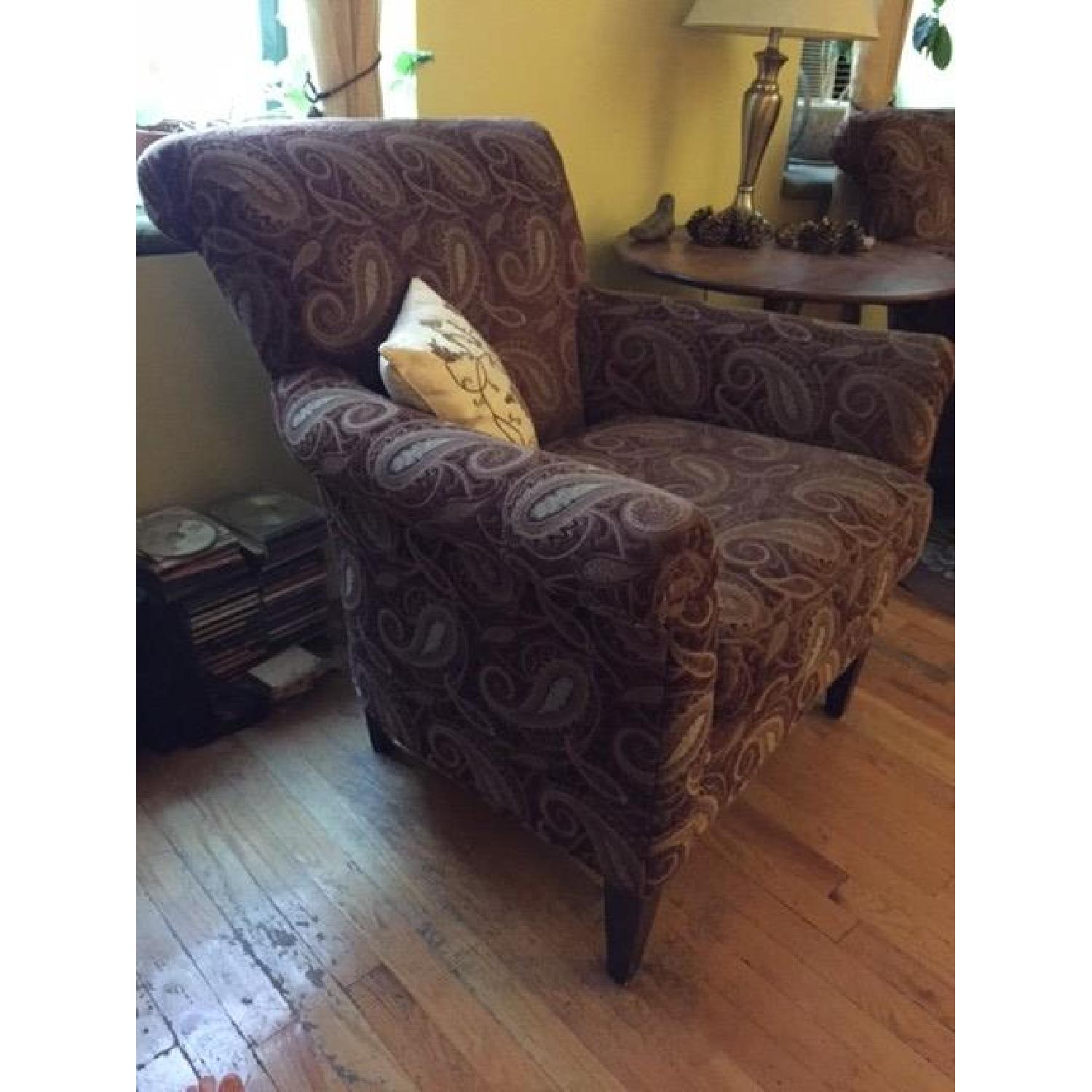 Crate & Barrel Paris Arm Chairs - image-4